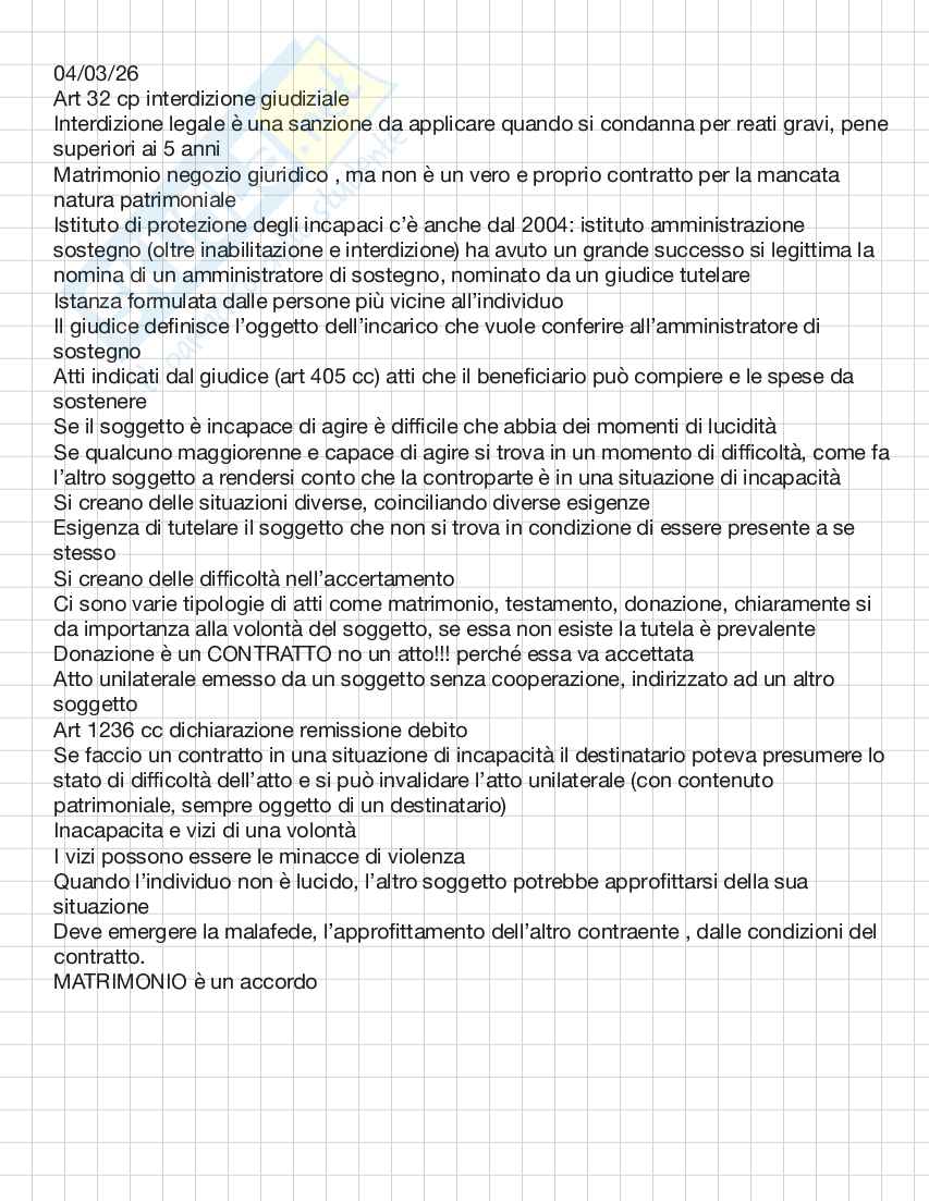 Appunti prime lezioni di Diritto privato Pag. 11