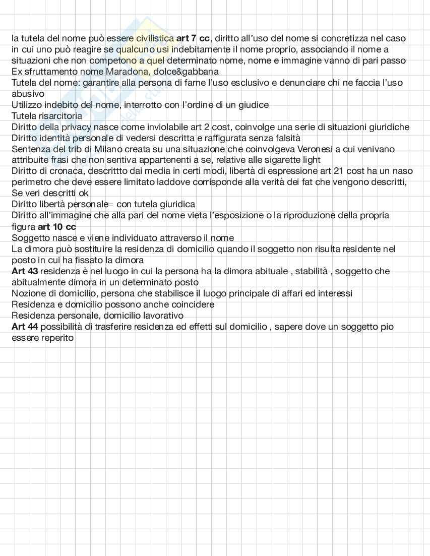 Appunti prime lezioni di Diritto privato Pag. 6