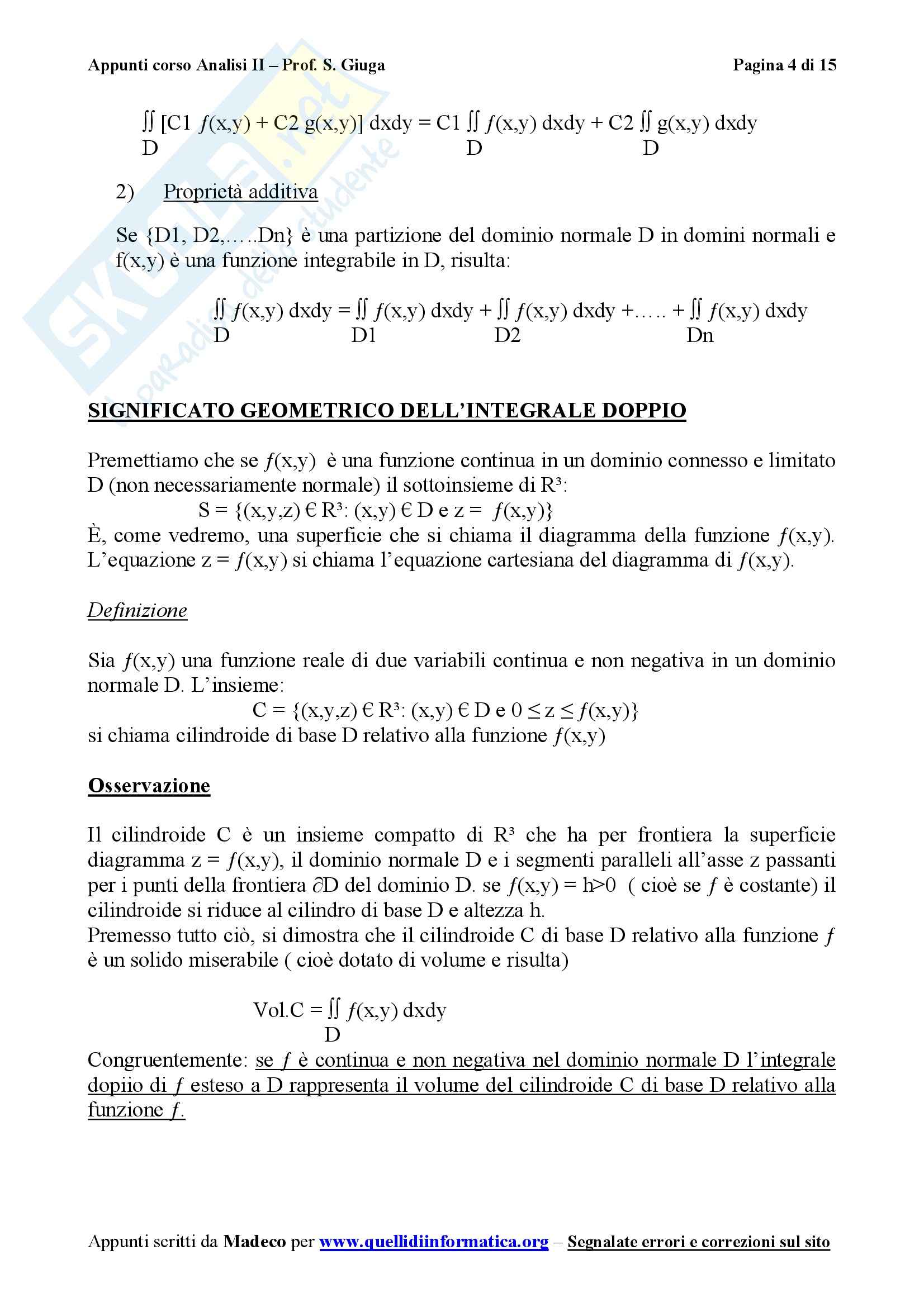 Analisi II – Appunti Pag. 51