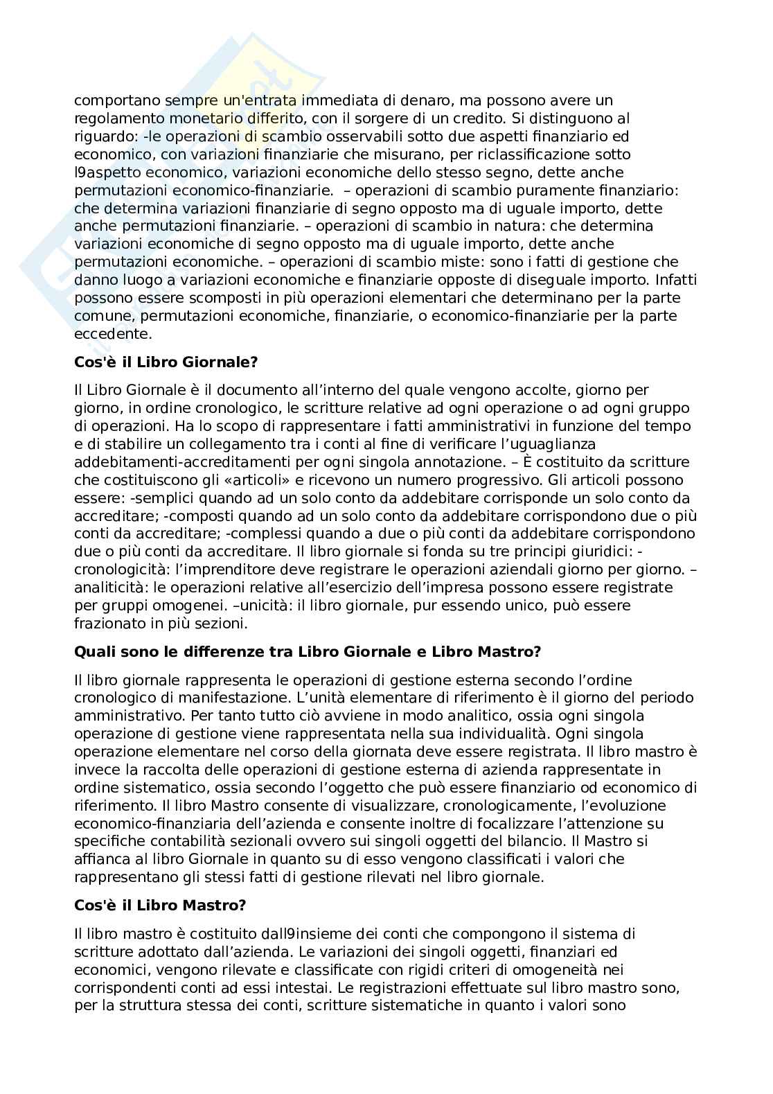 Domande aperte di Ragioneria e contabilità aziendale Pag. 16