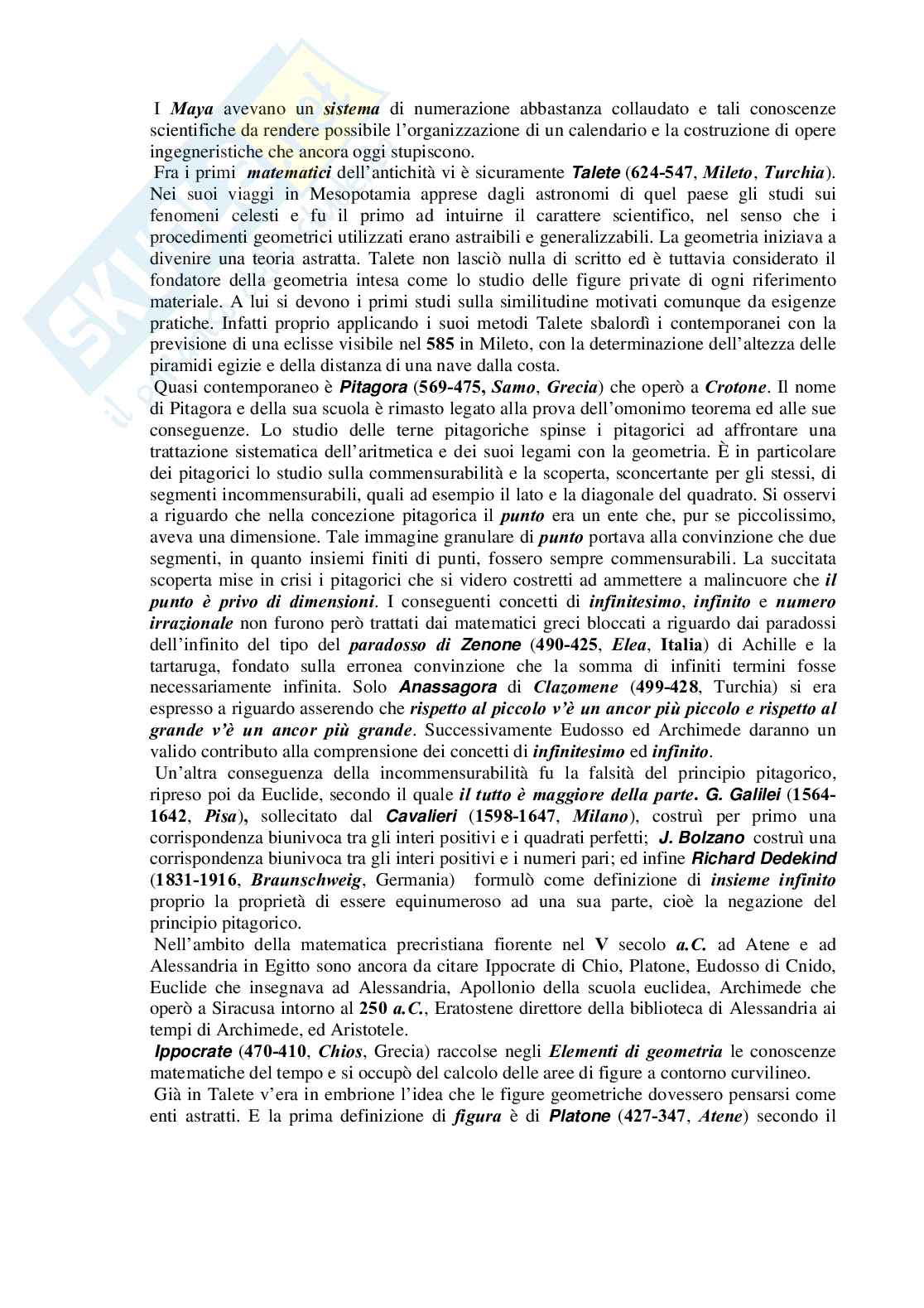 La matematica classica Pag. 2