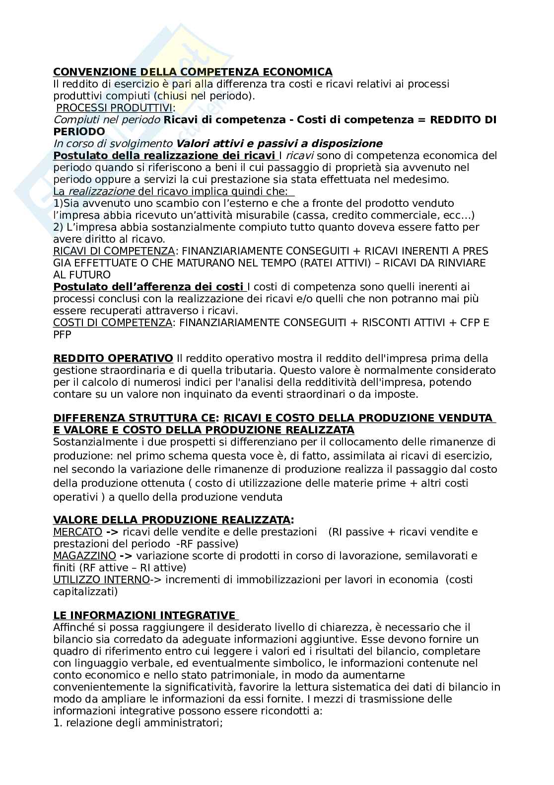 Concetti chiave Contabilità e bilancio Pag. 1