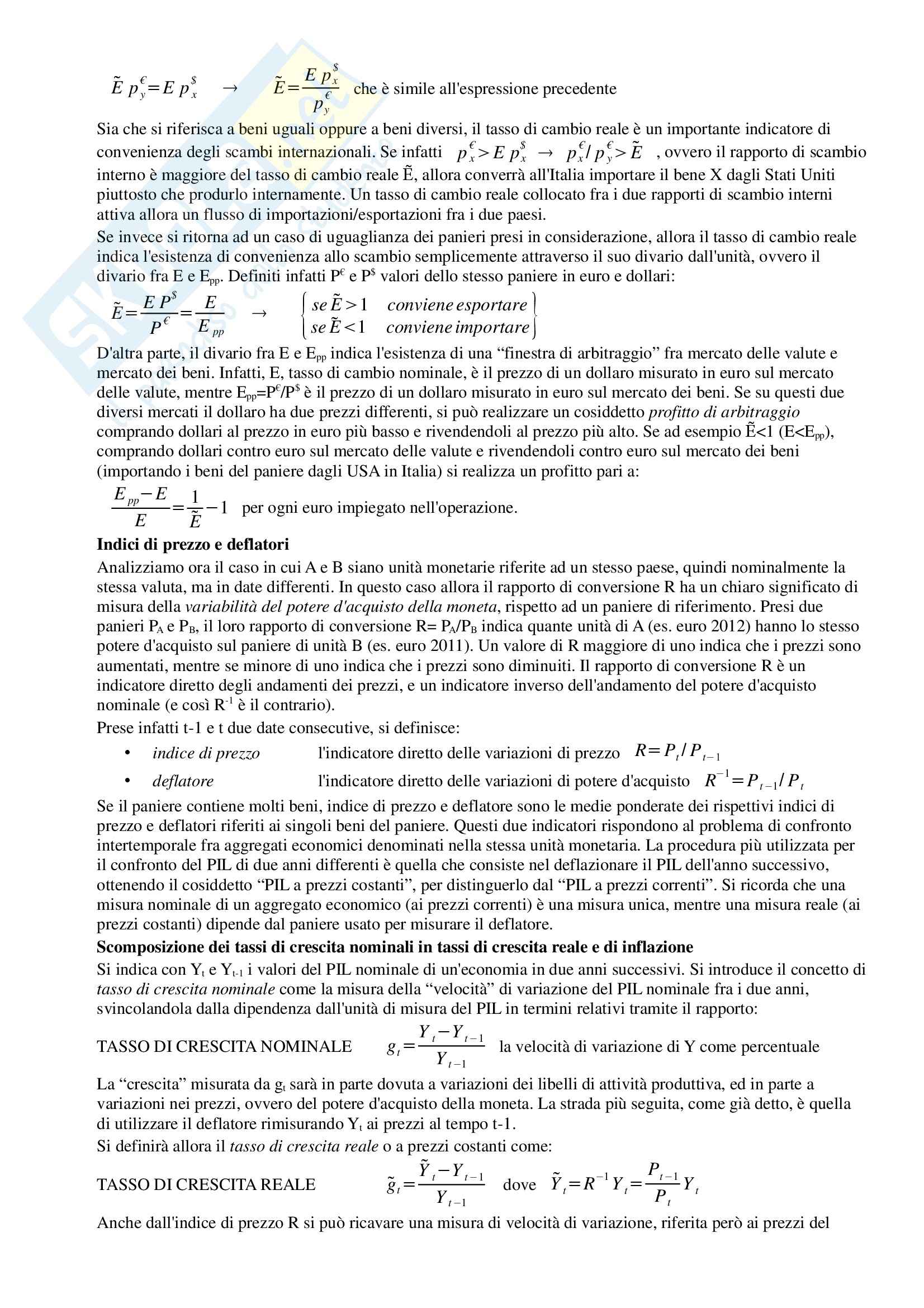 Riassunto esame Macroeconomia, prof. Dardi, libro consigliato Lezioni di Macroeconomia, Dardi Pag. 6
