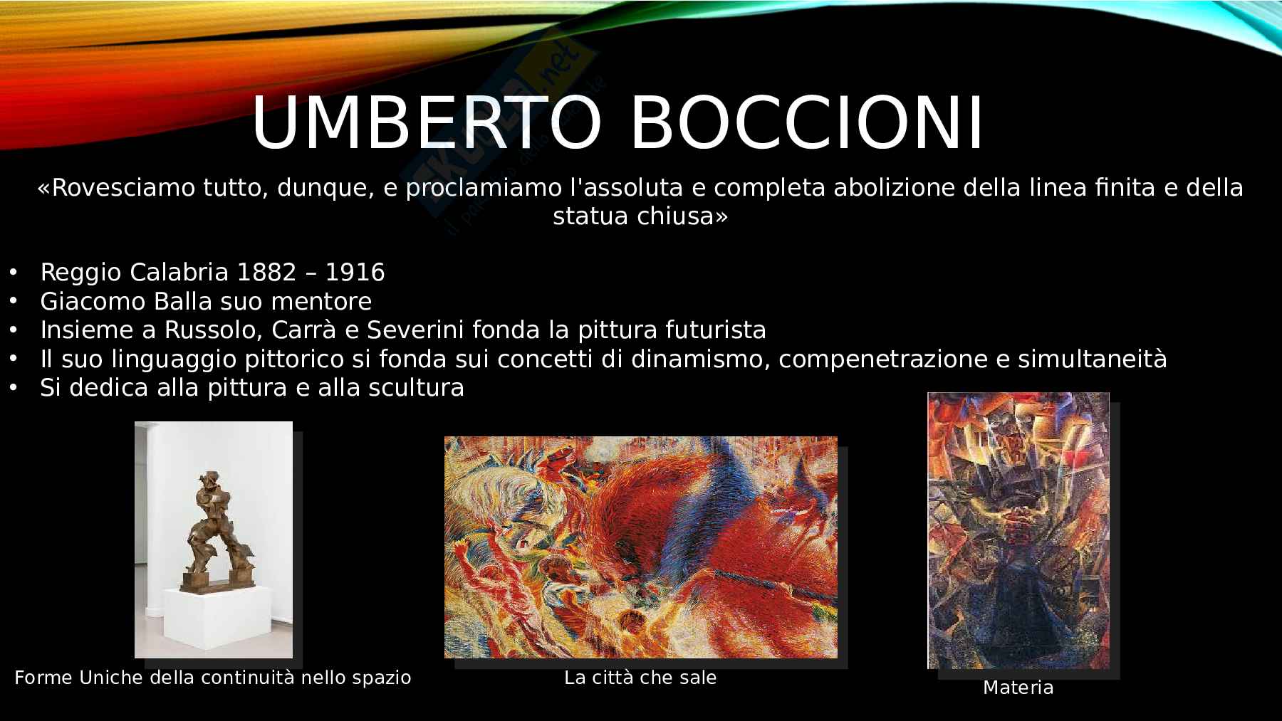 Esame Movimenti artistici Pag. 16