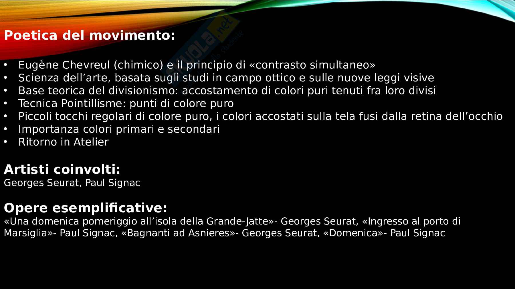 Esame Movimenti artistici Pag. 6