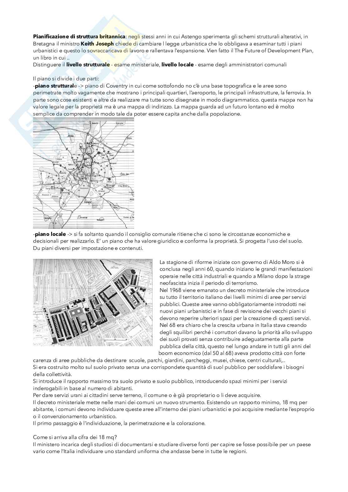 Riassunto esame Urbanistica, Prof. Gaeta Luca, libro consigliato Il primo libro di Urbanistica, Gaeta Pag. 6