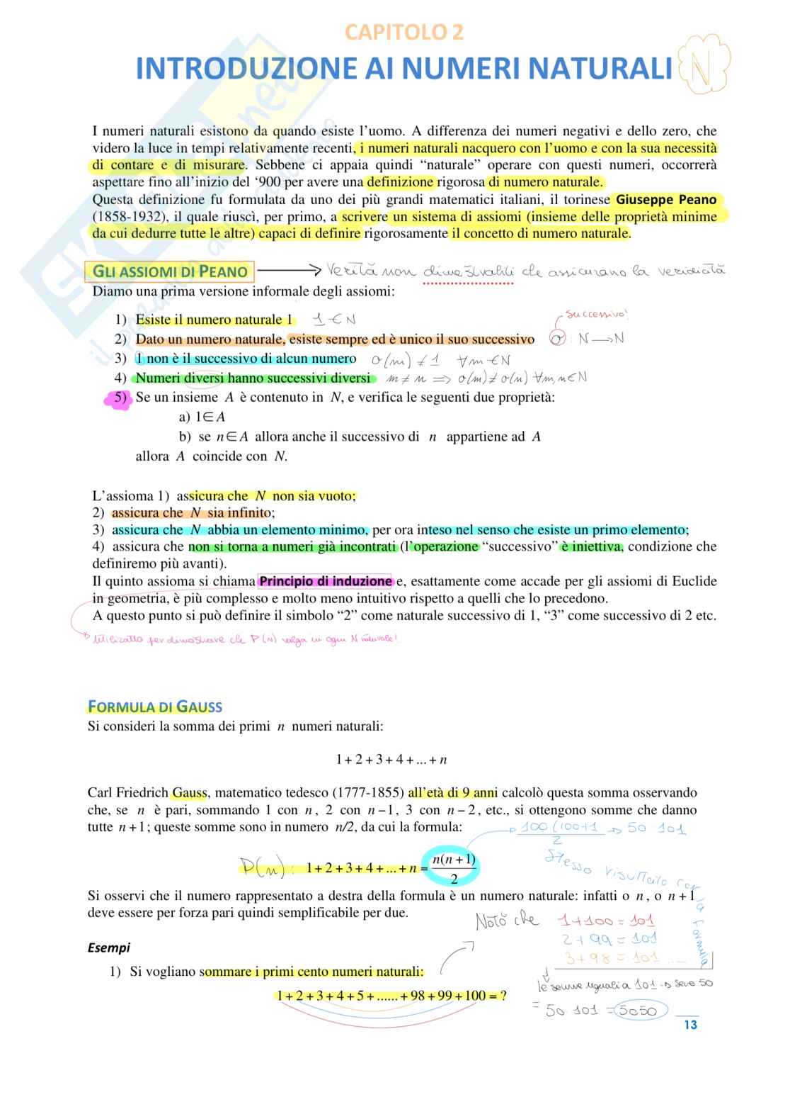 Insiemi numerici  Pag. 1
