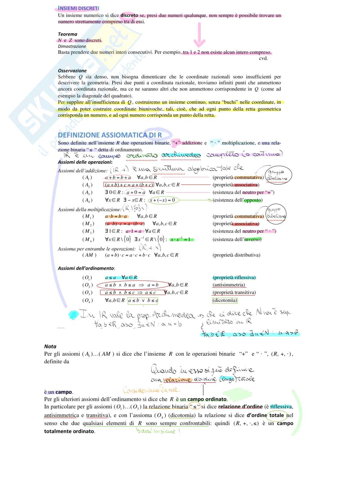 Insiemi numerici  Pag. 6
