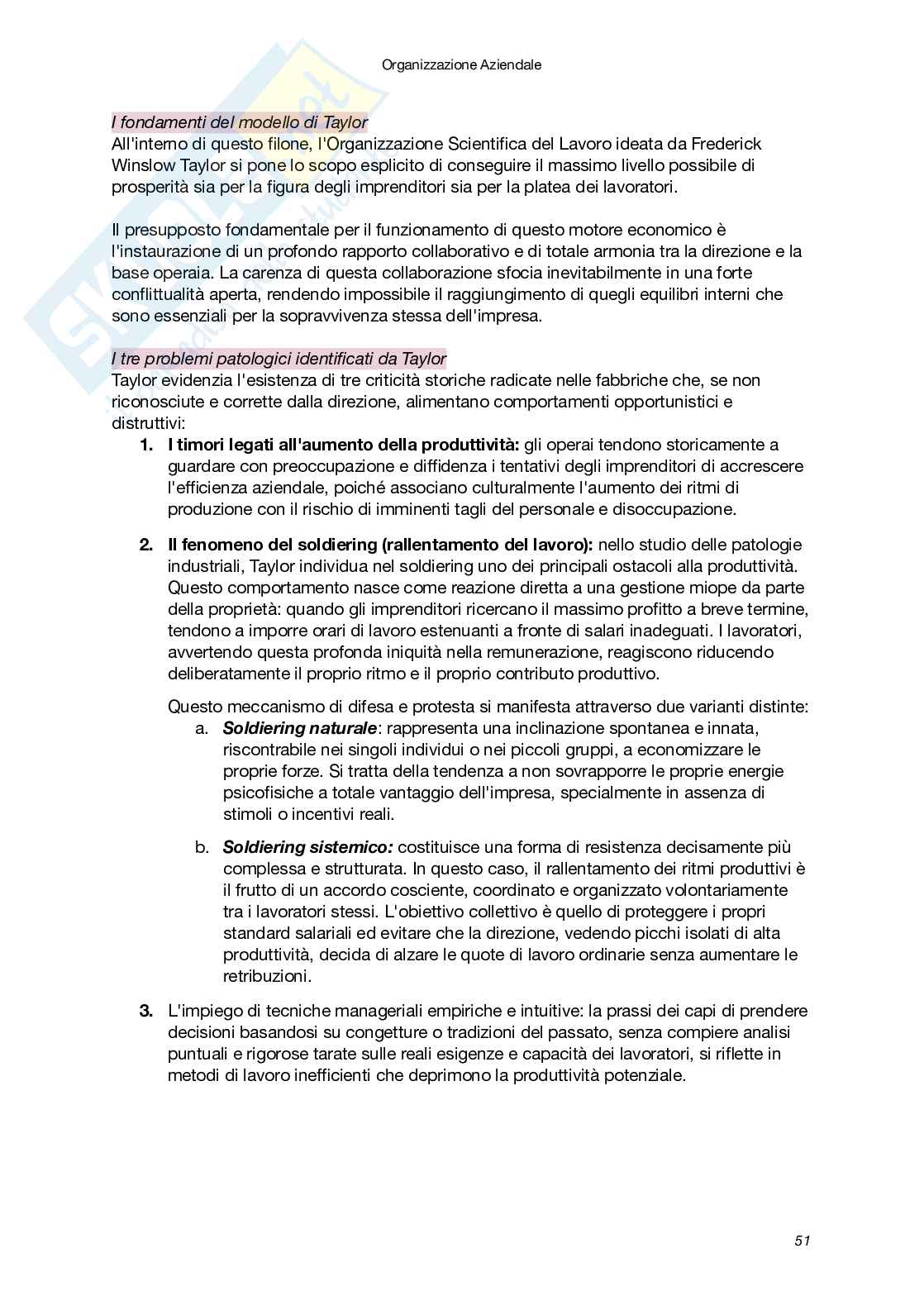 Riassunto esame Organizzazione aziendale, Prof. Pellegrini Massimiliano, libro consigliato Organizzazione aziendale: chiavi di lettura per comprendere e progettare le organizzazioni, Palumbo, Decasti Pag. 51