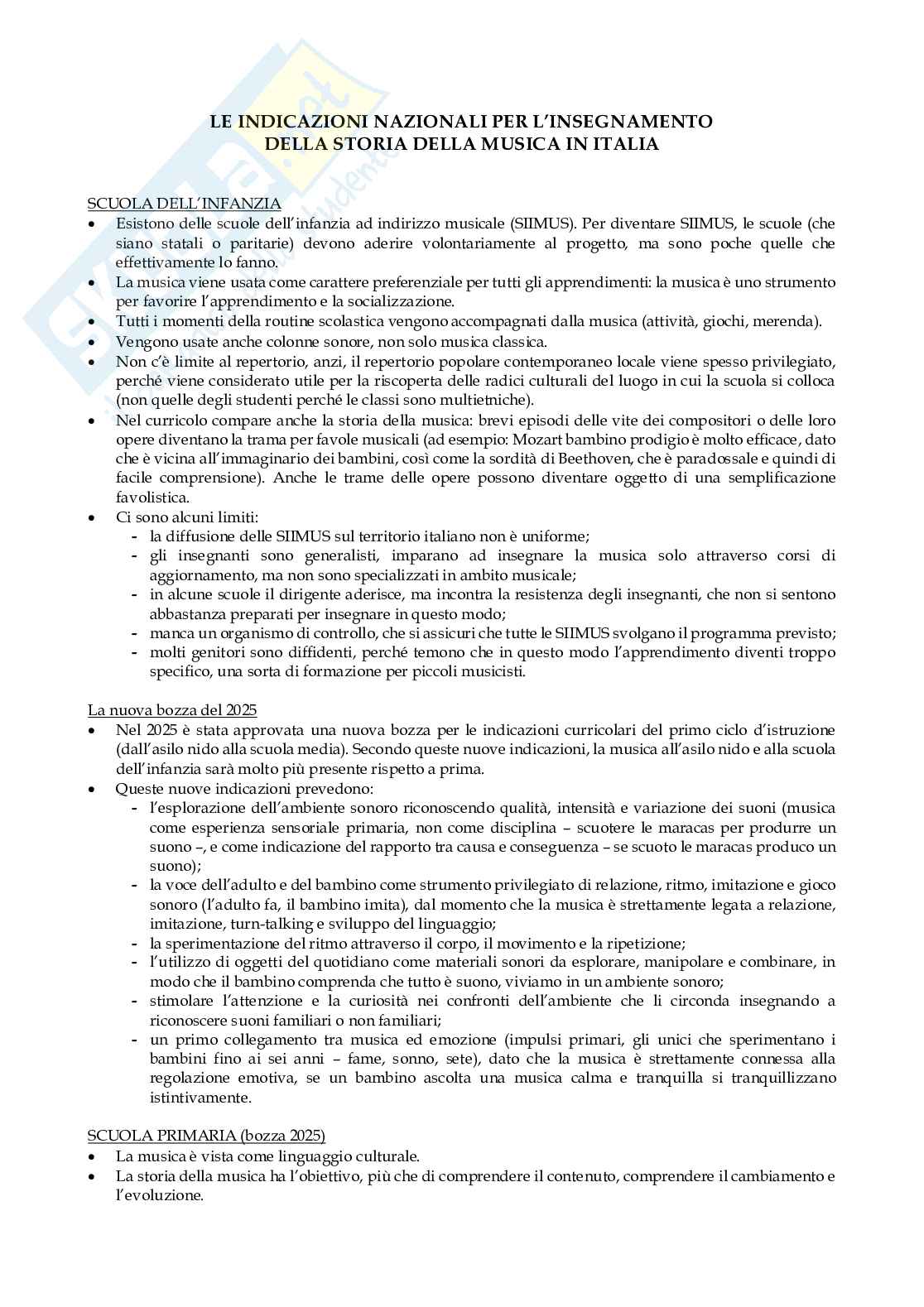 Appunti Metodologie per la didattica di storia della musica Pag. 11