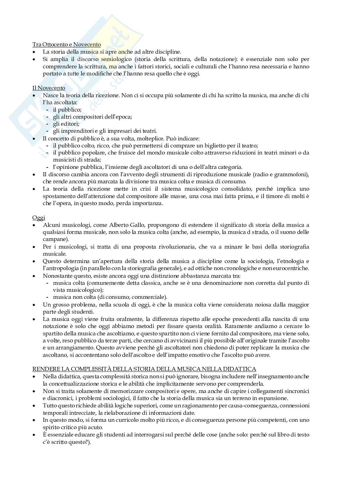 Appunti Metodologie per la didattica di storia della musica Pag. 6