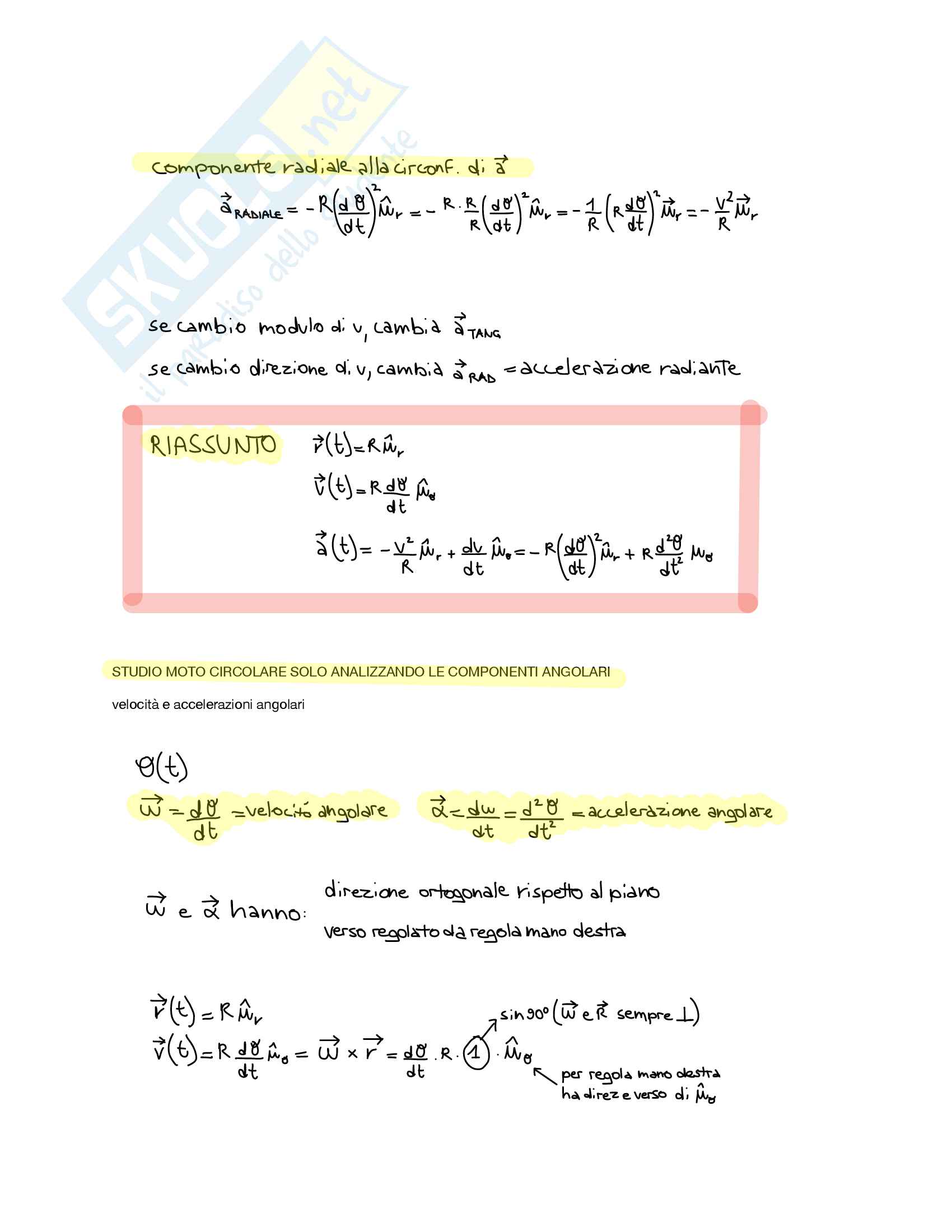 Fisica sperimentale primo parziale Pag. 6