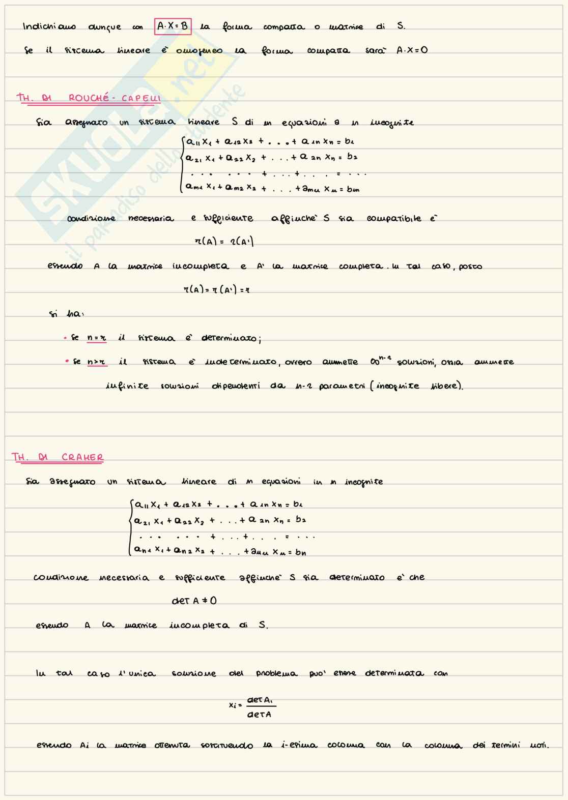 Appunti Algebra lineare  Pag. 11