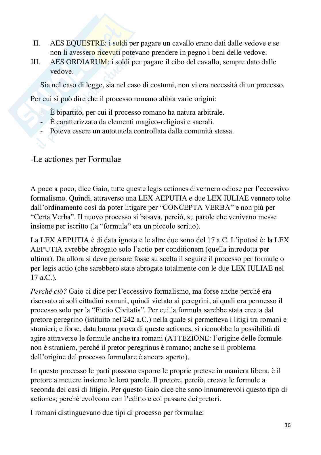 Storia del diritto privato Romano Pag. 36