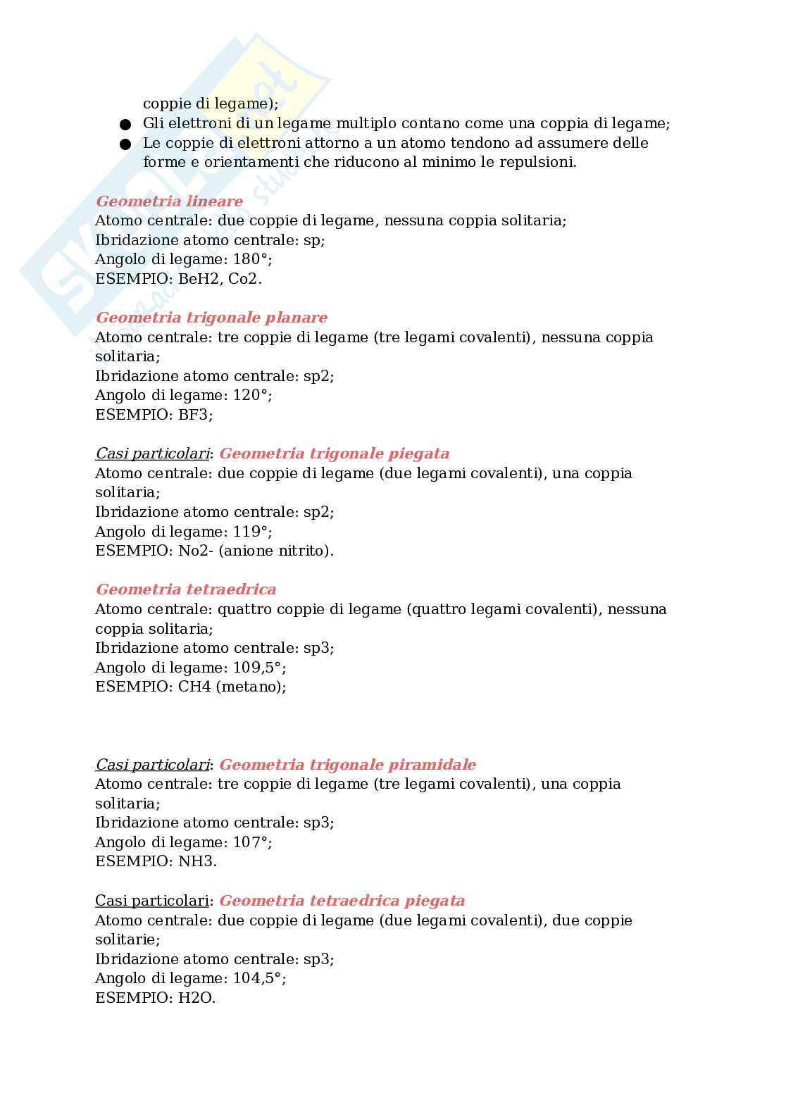Chimica generale e inorganica Pag. 16