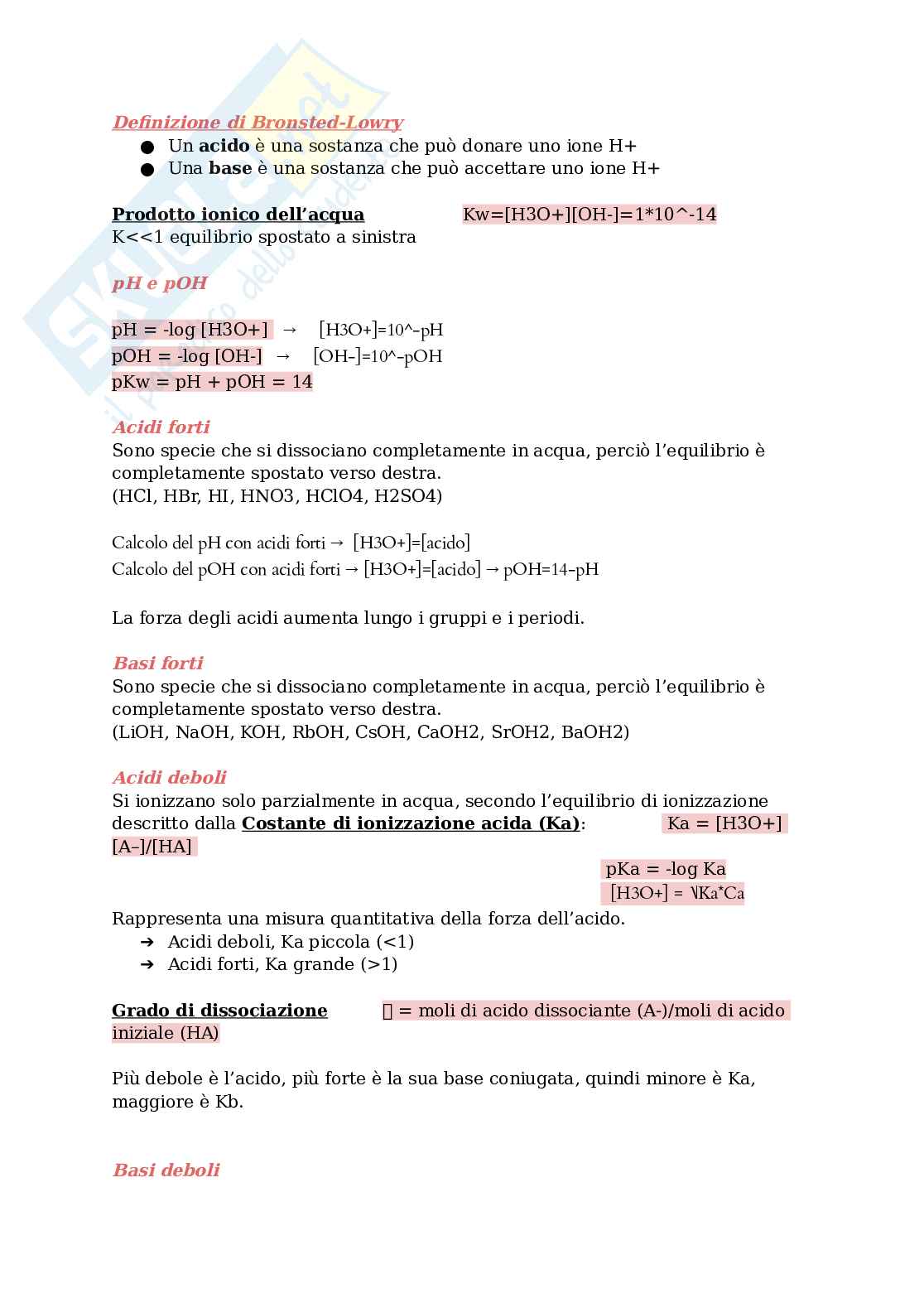 Chimica generale e inorganica Pag. 31