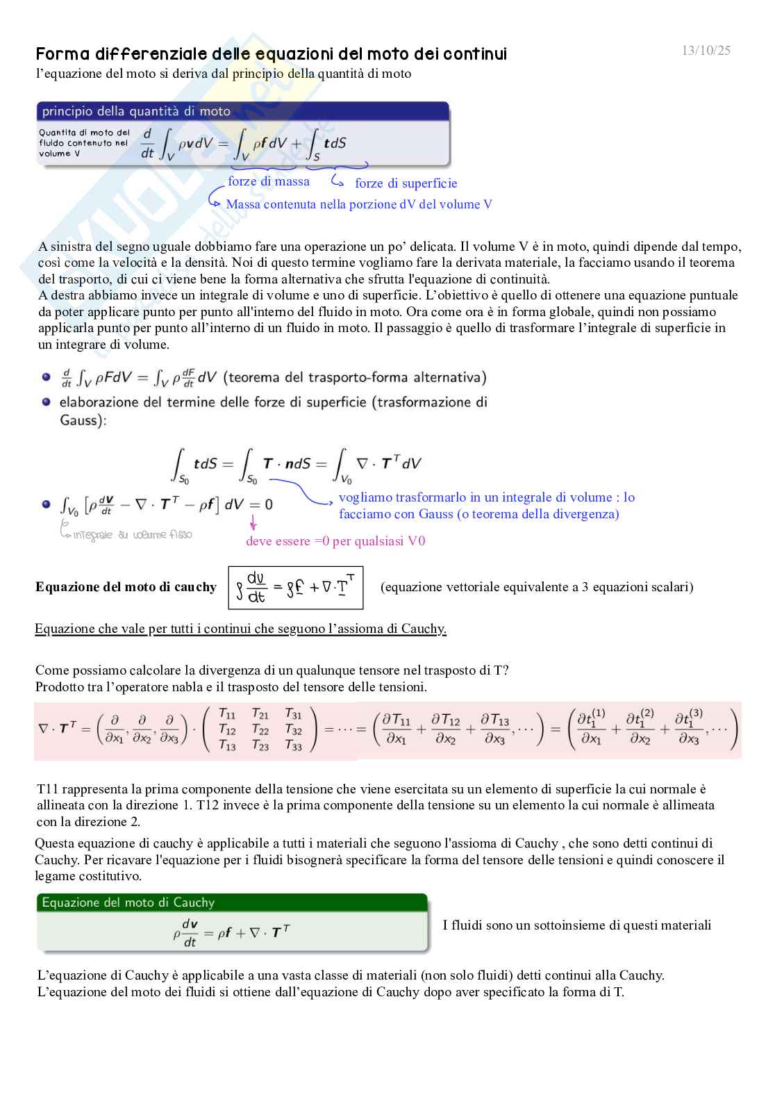 Appunti Idrodinamica 2 (magistrale) - Parte 1 Pag. 21