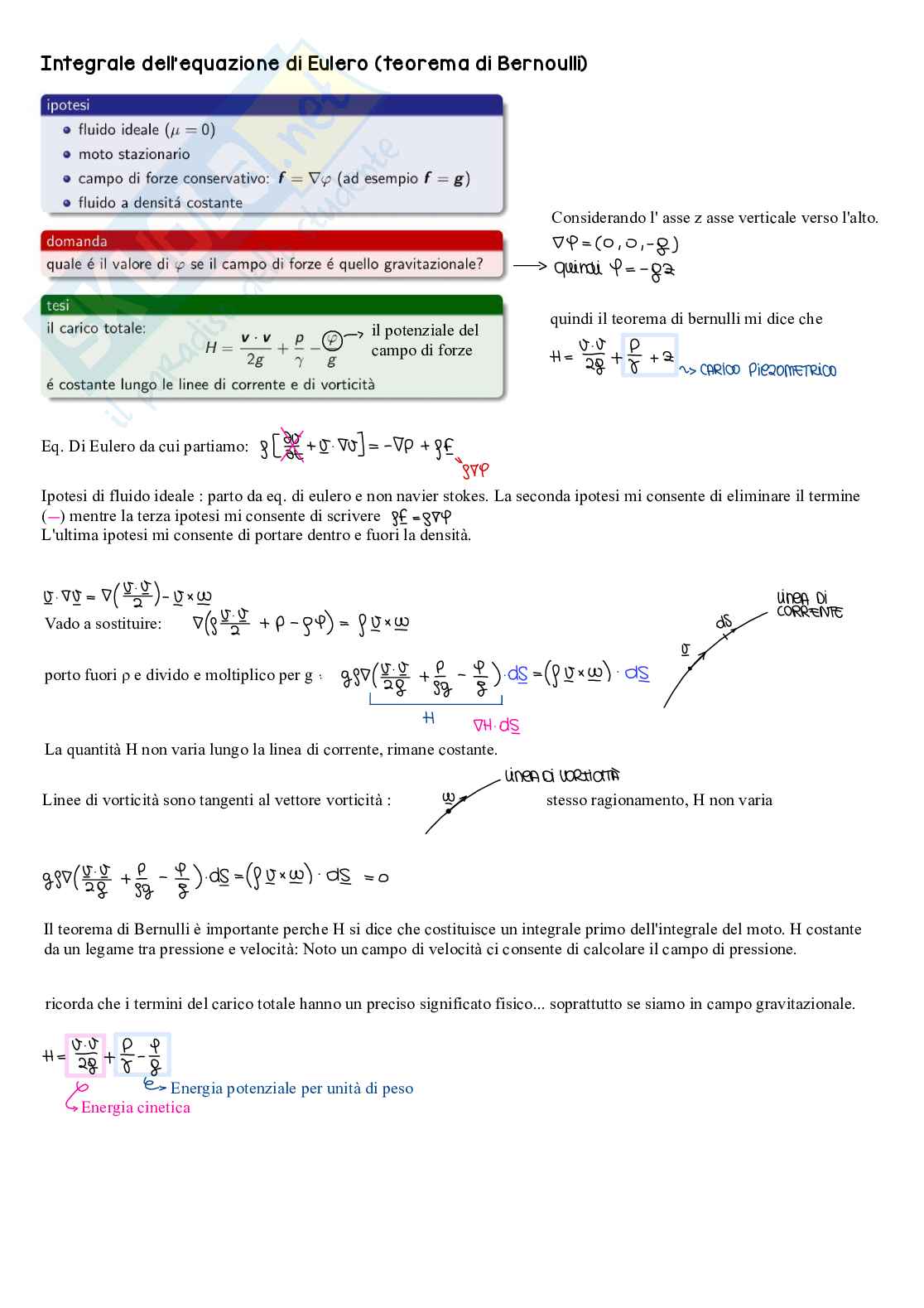 Appunti Idrodinamica 2 (magistrale) - Parte 1 Pag. 46