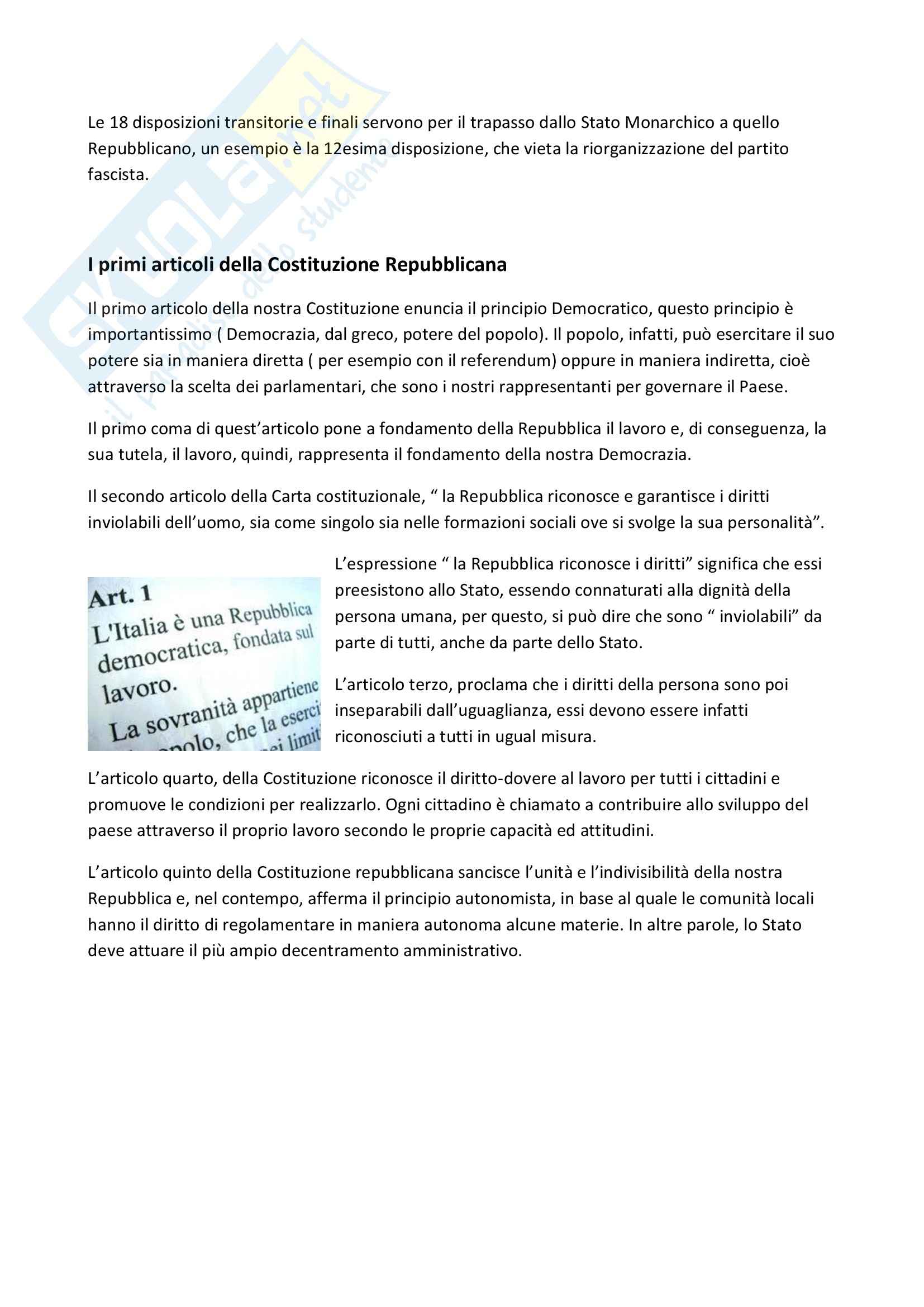 Vicende dello Stato Italiano Pag. 6