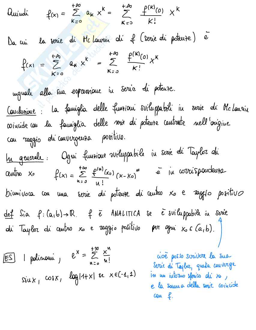 Serie di funzioni Pag. 16