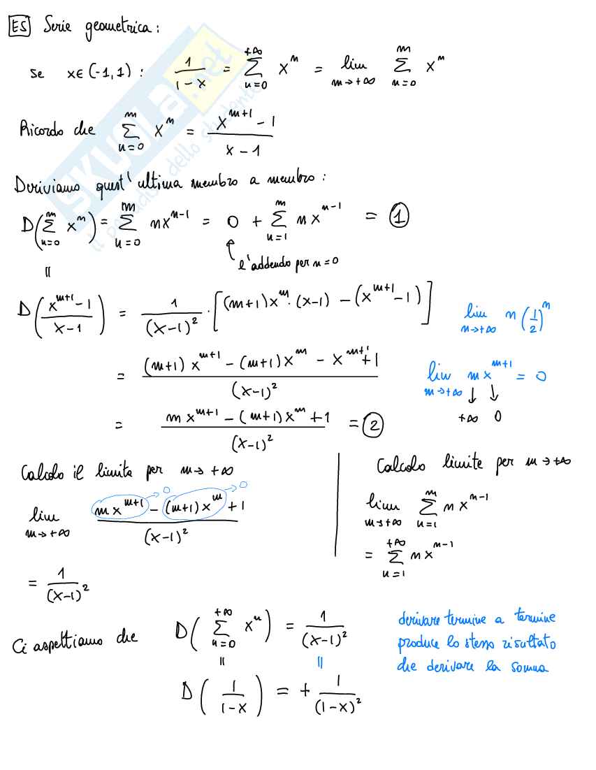 Serie di funzioni Pag. 2