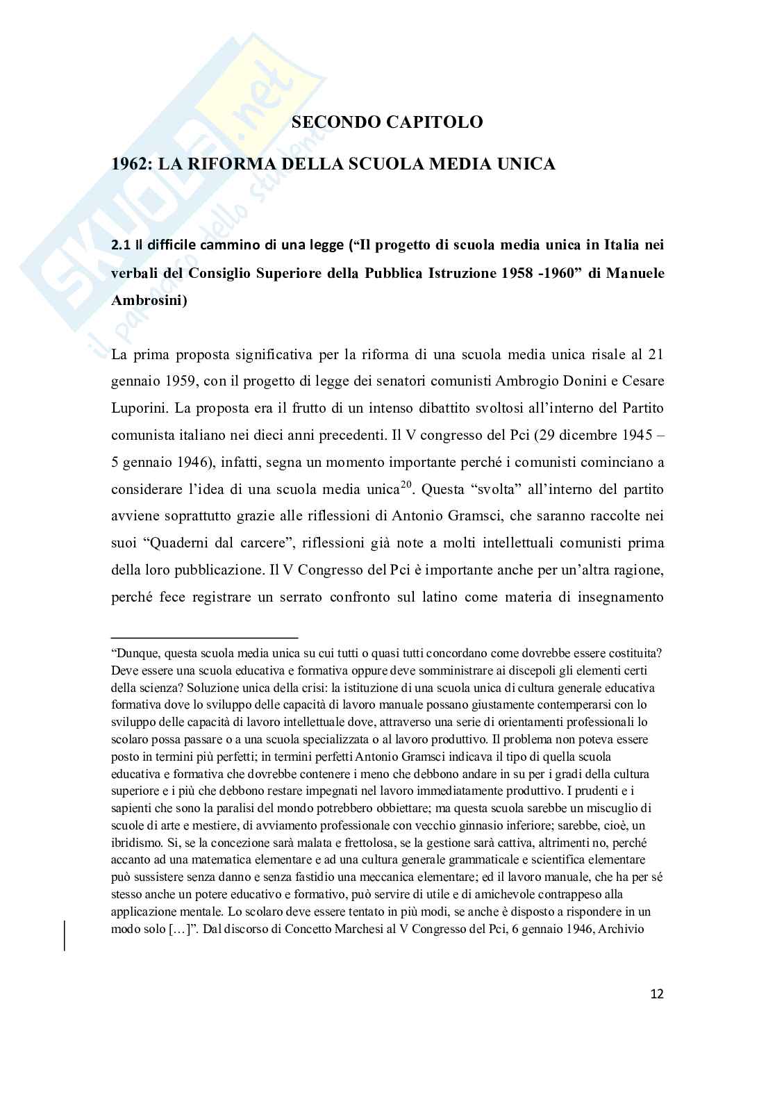  Riforma della scuola media: un laboratorio permanente Pag. 16