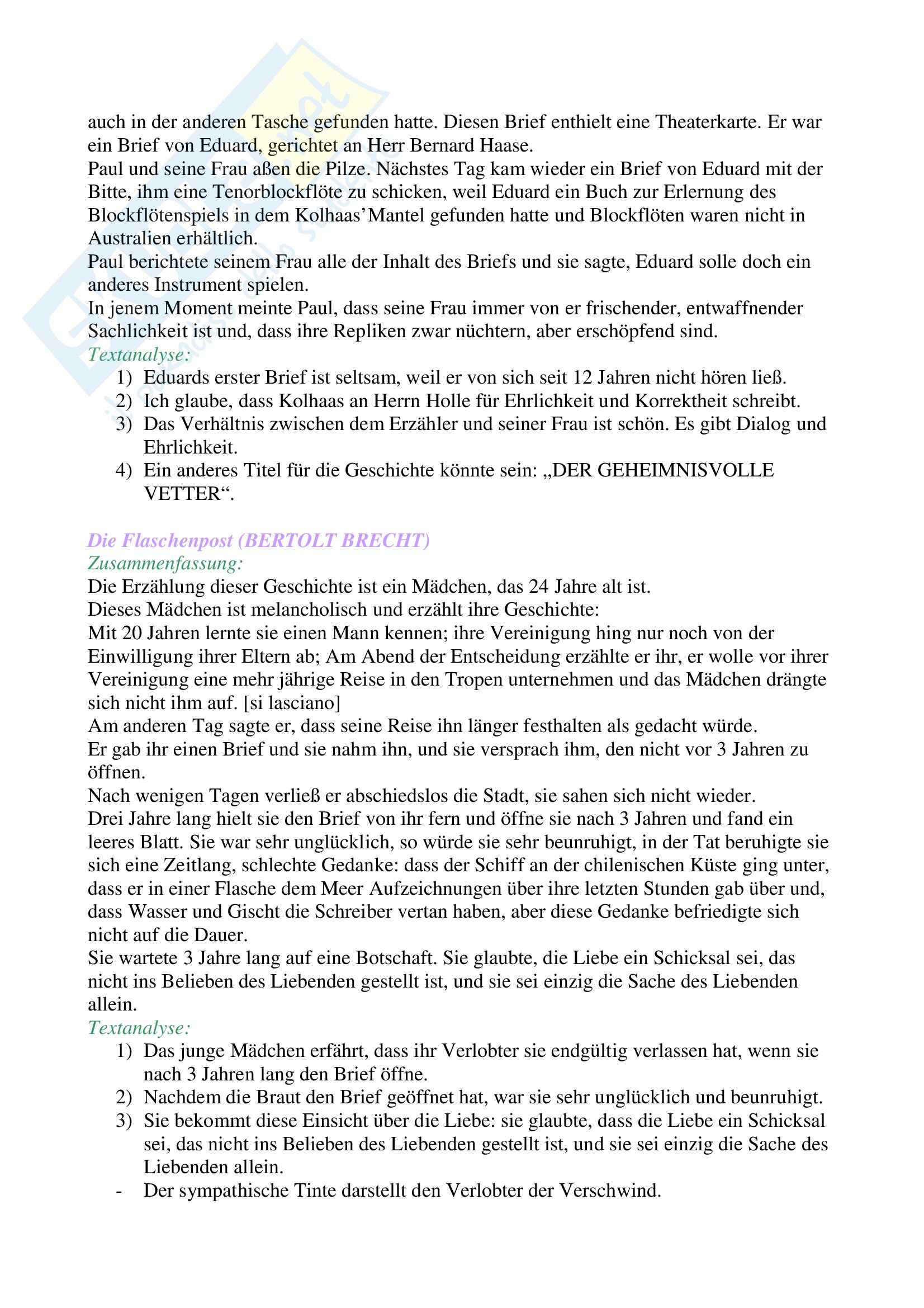 Dieci autori tedeschi - analisi del testo Pag. 2