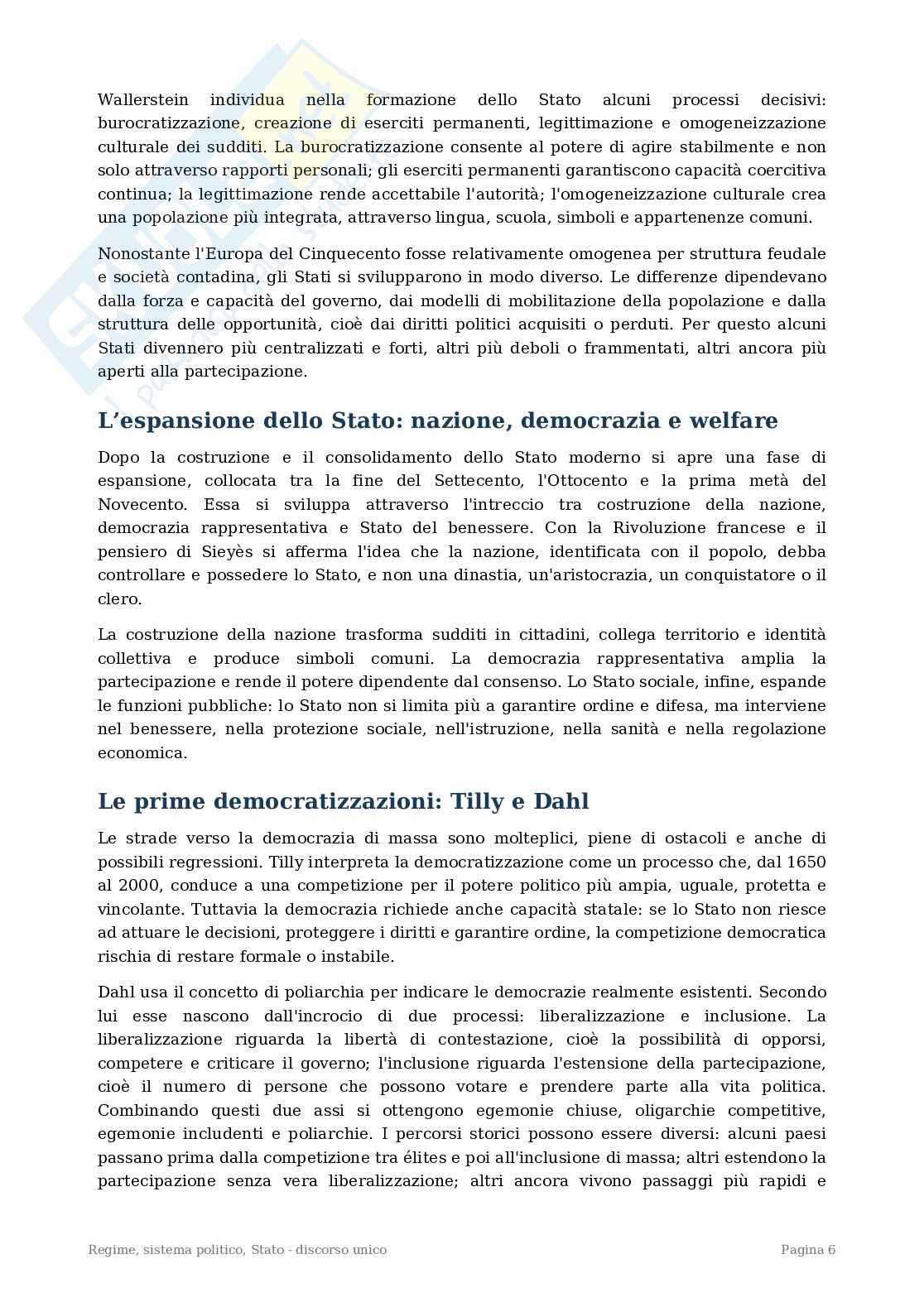 Riassunto esame Scienza della politica, Prof. Di Mele Luciano, libro consigliato Manuale di scienza politica, Capano, Piattoni, Raniolo, Verzichelli Pag. 6