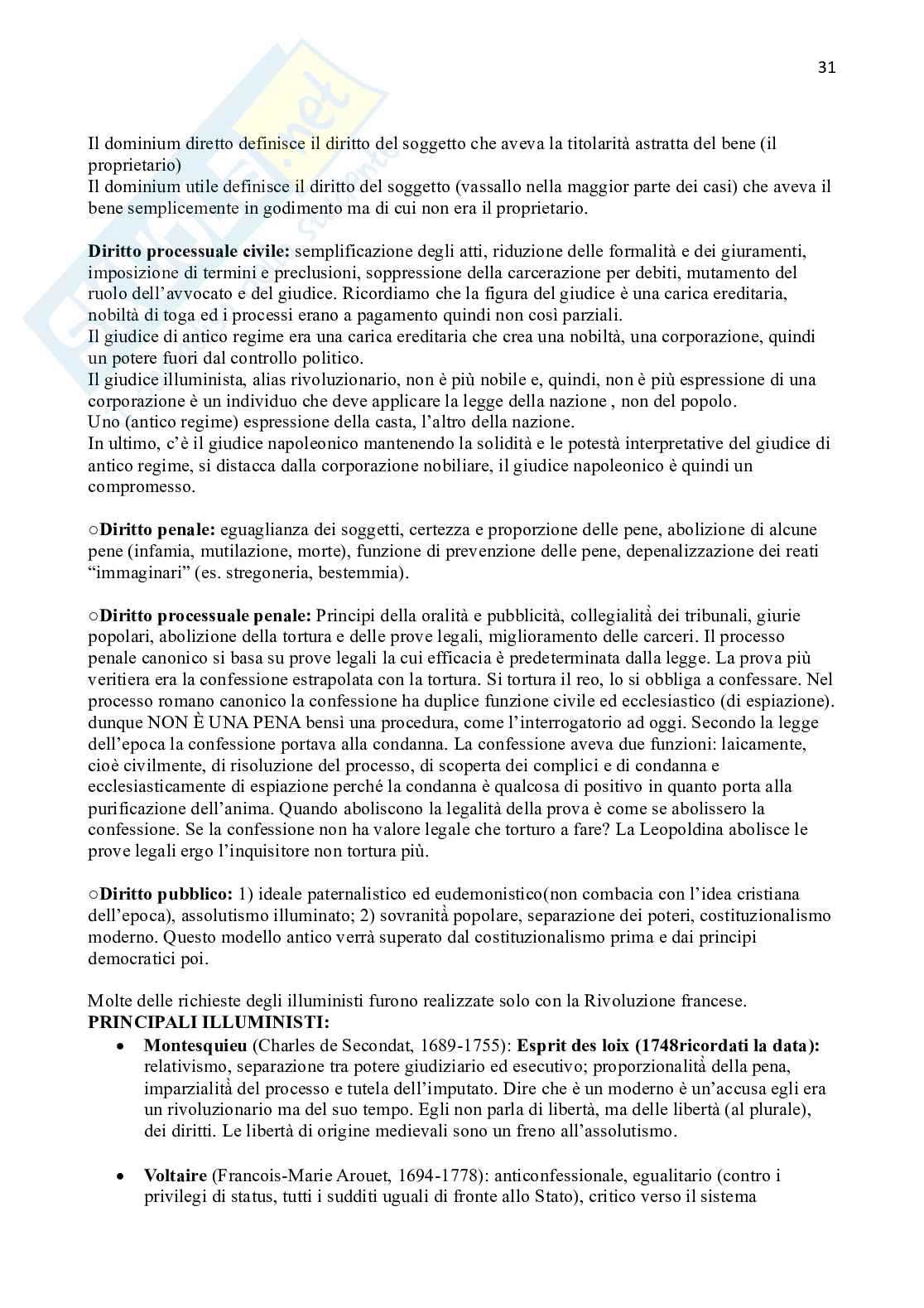 Riassunto esame Storia del diritto italiano , Prof. Fioravanti Marco, libro consigliato Lezioni di Storia del diritto italiano I, Fioravanti Pag. 31