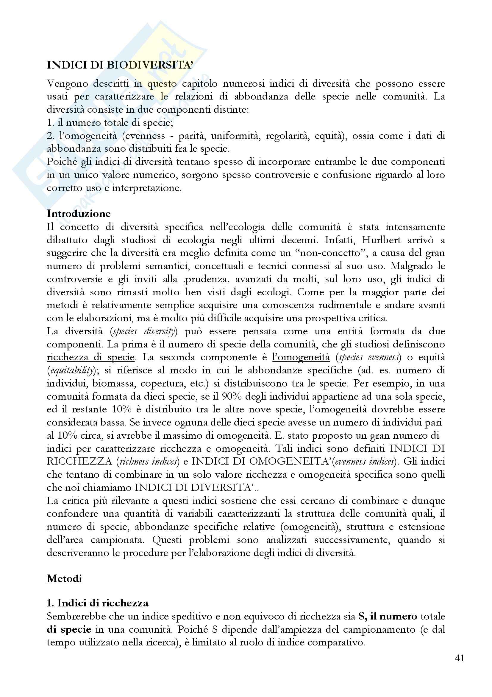 Ecologia - Appunti Pag. 41