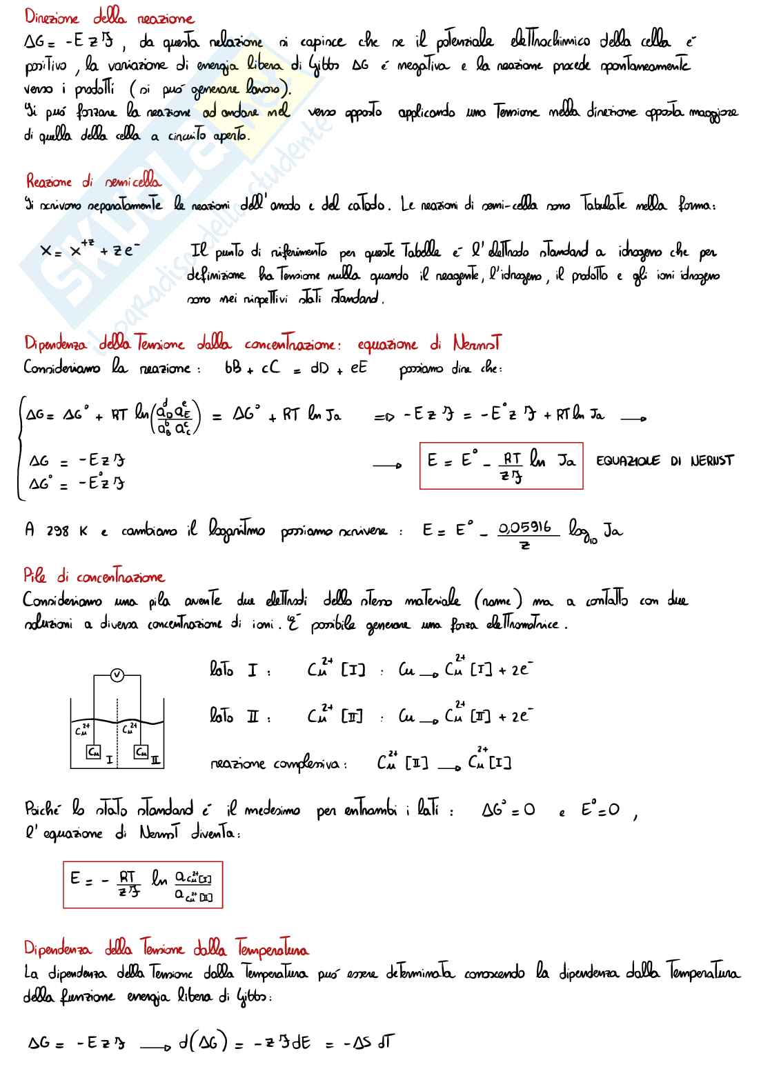 Chimica fisica applicata ai materiali - elettrochimica, soluzioni e regola delle fasi Pag. 2