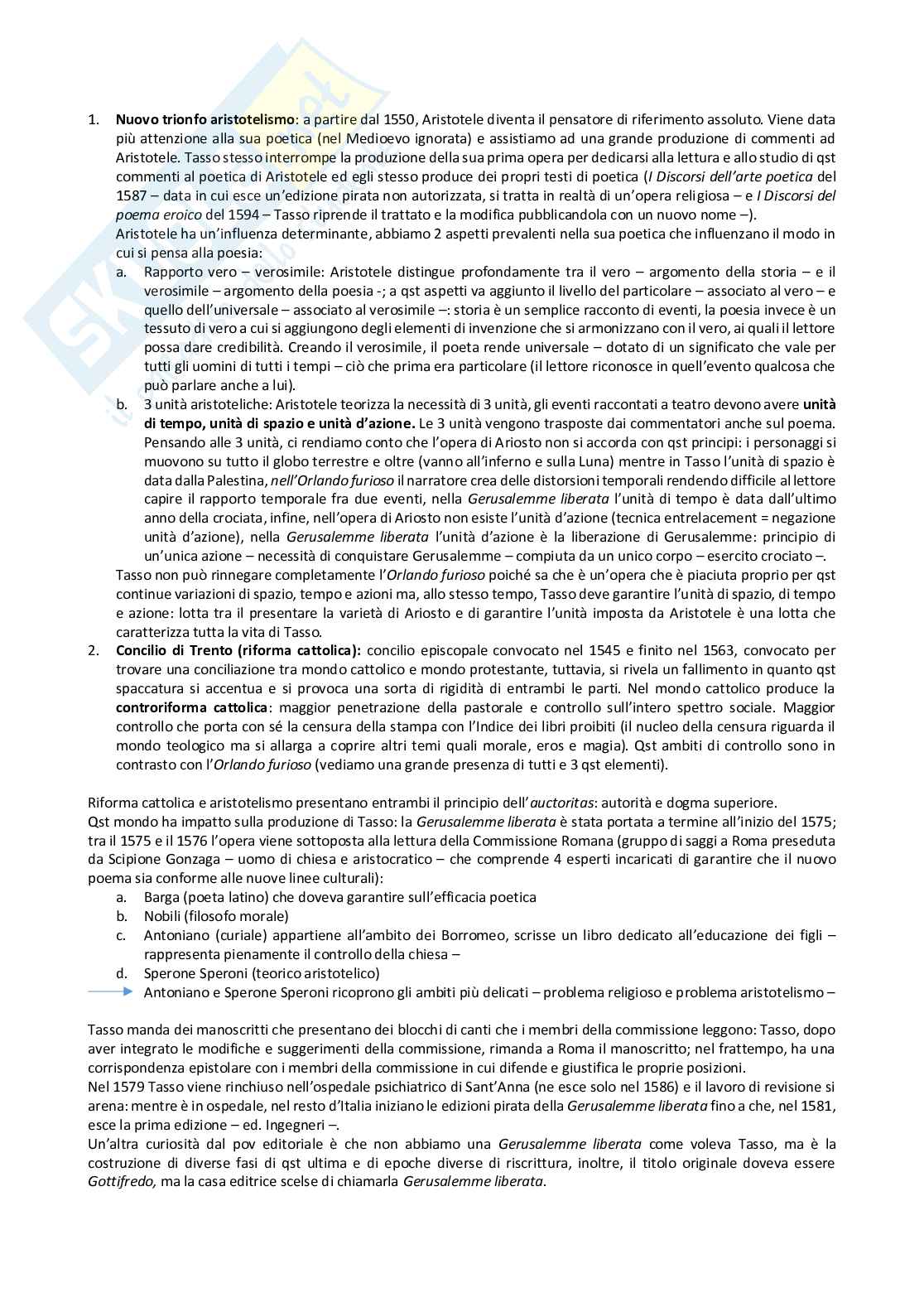 Letteratura Italiana (dalle origini a Manzoni) Pag. 26