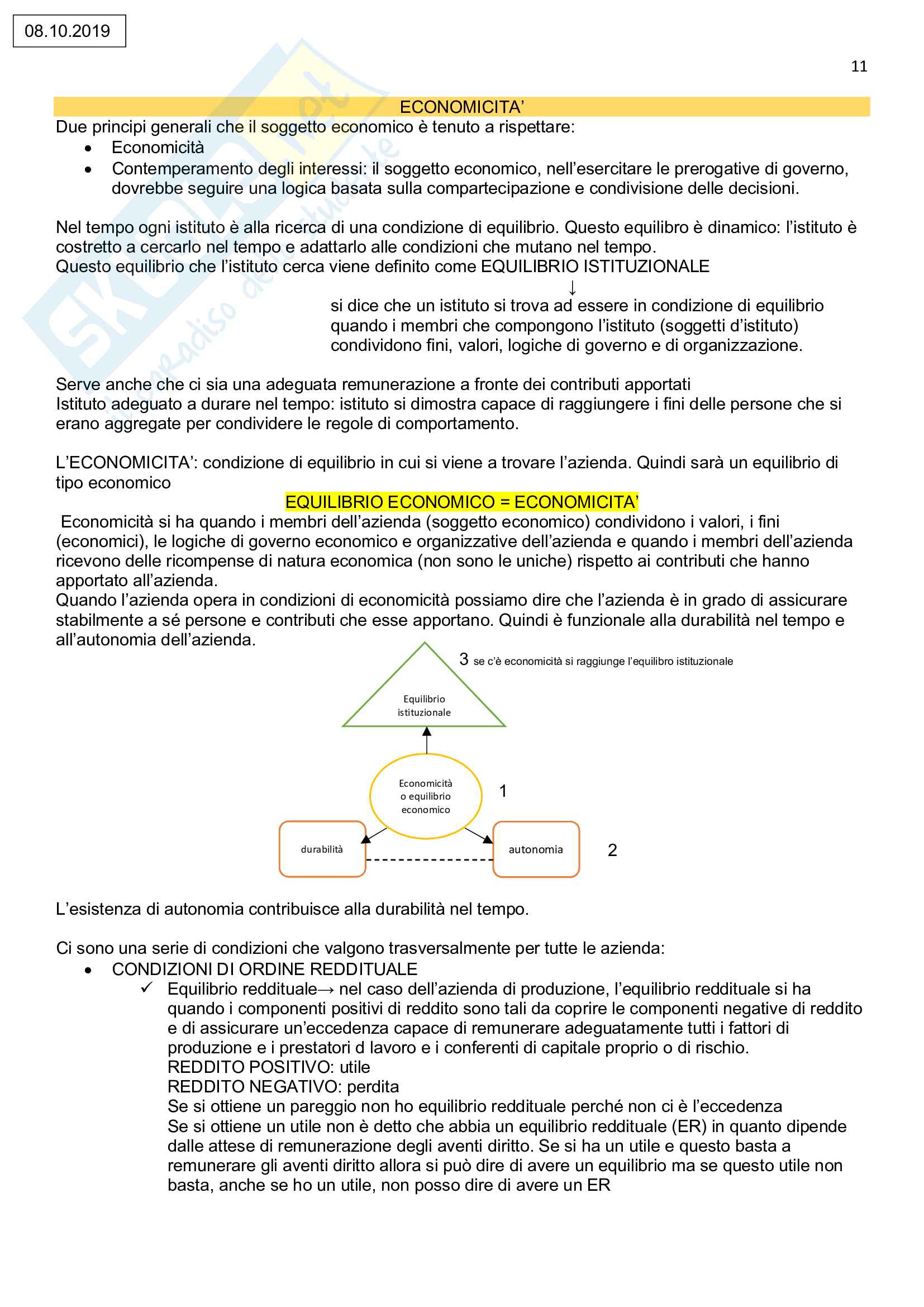 Economia aziendale - prima parte del corso Pag. 11