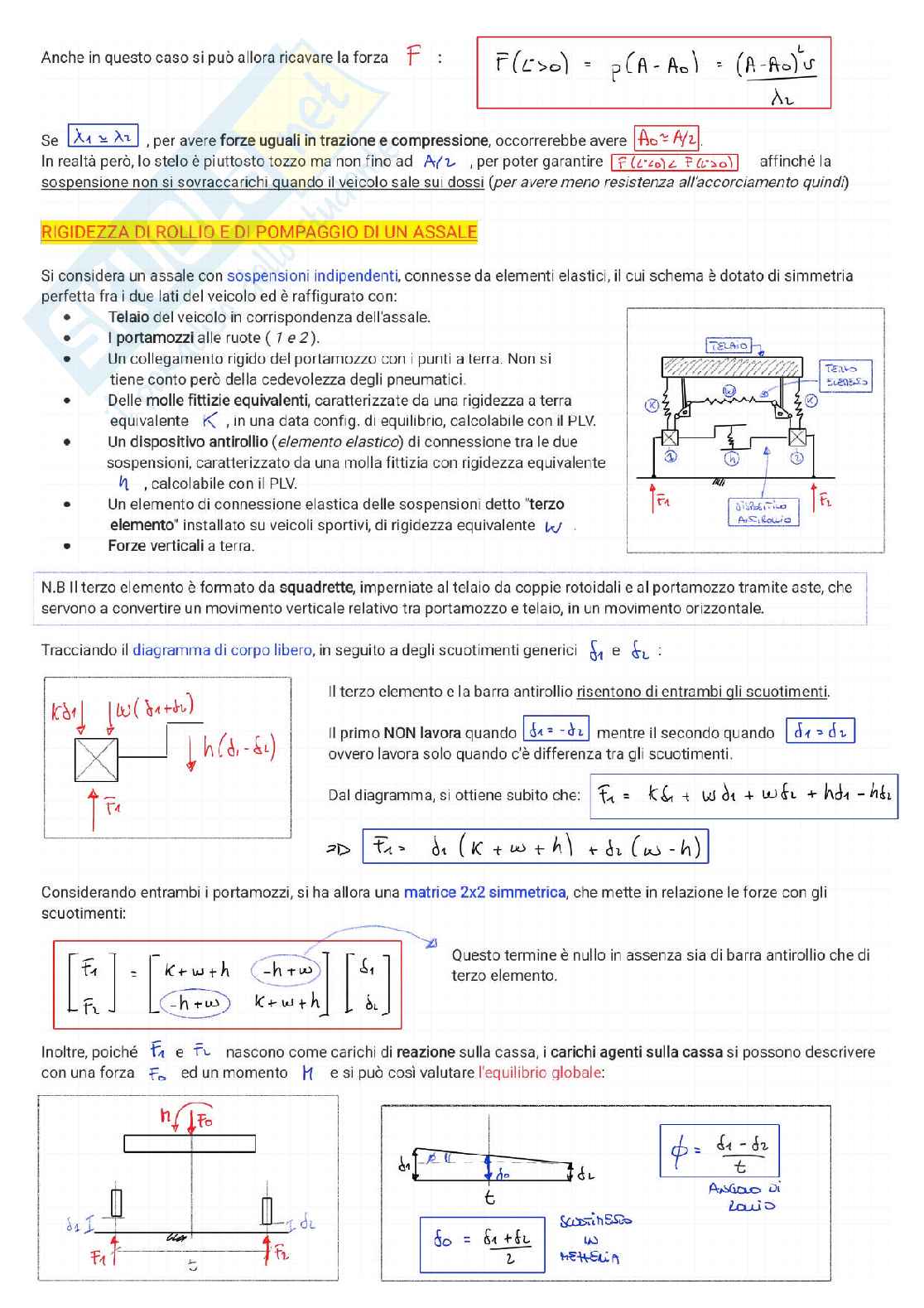 Meccanica del veicolo (Parte 2) Pag. 41