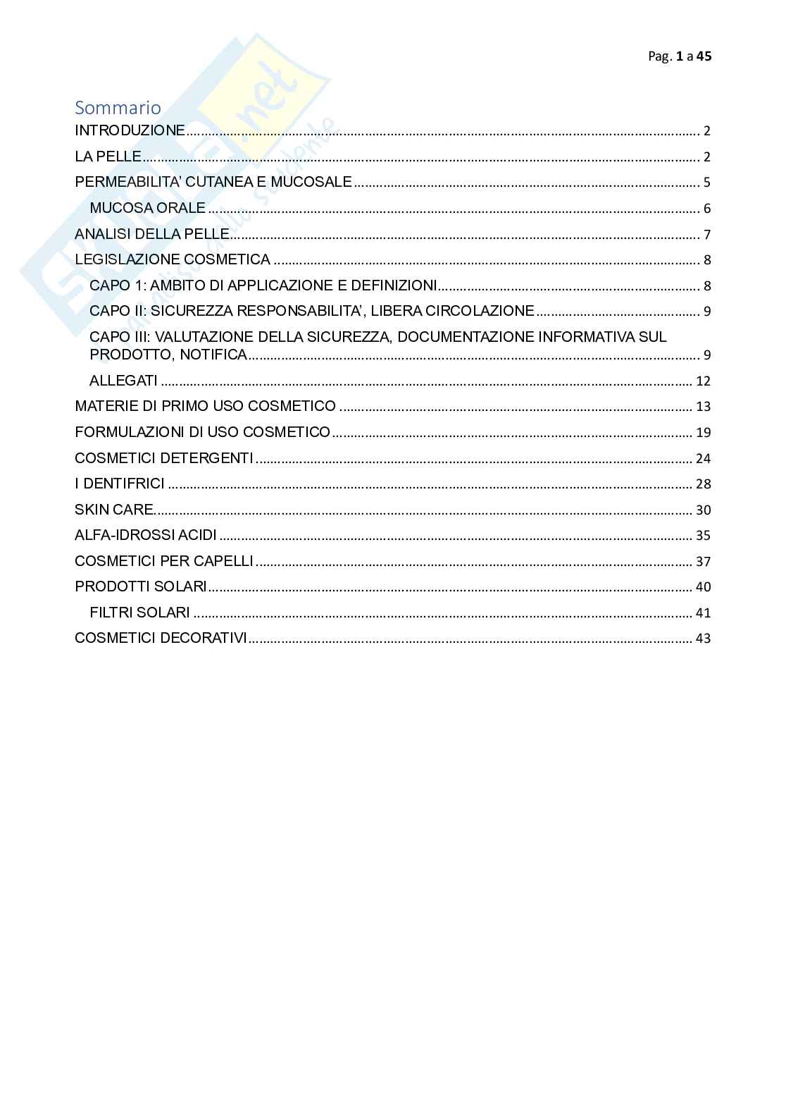 Prodotti cosmetici e forme farmaceutiche innovative Pag. 2