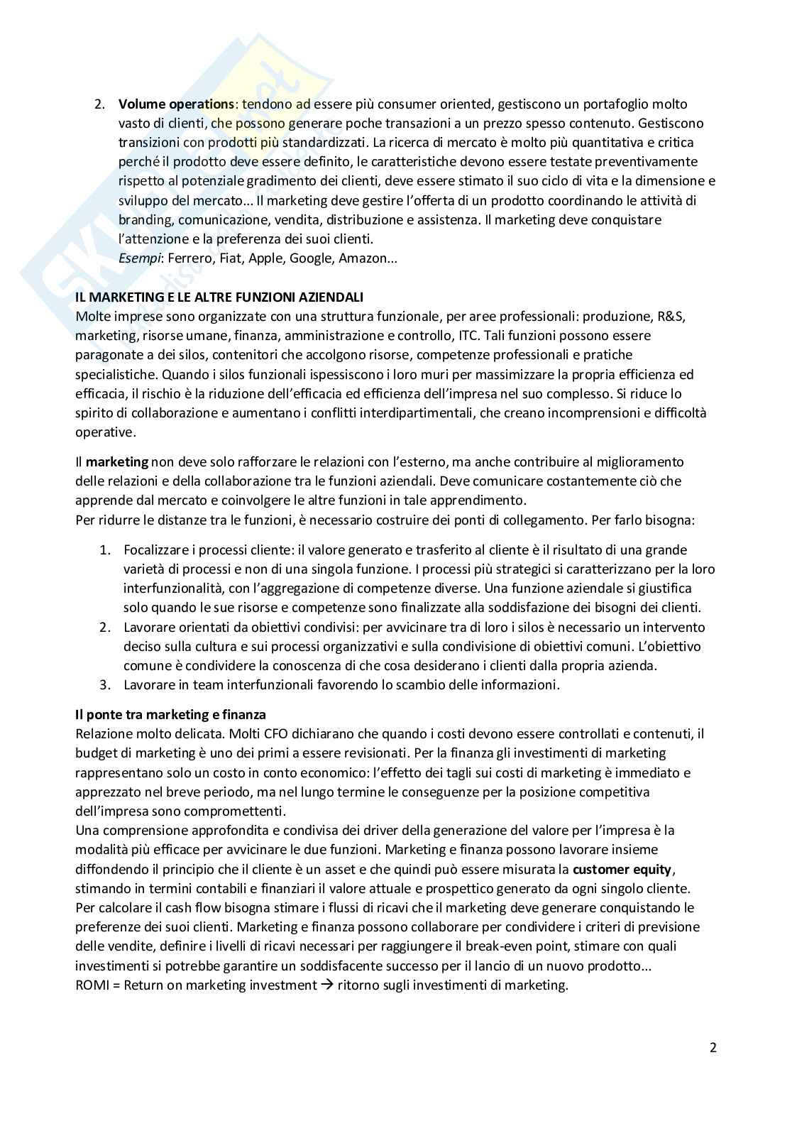Appunti di Marketing  Pag. 2