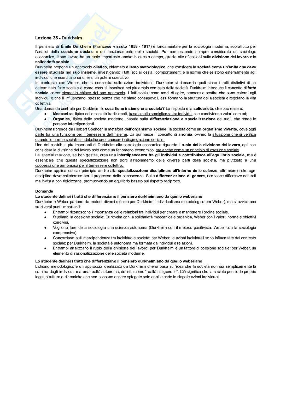 Sociologia dei processi economici Pag. 36