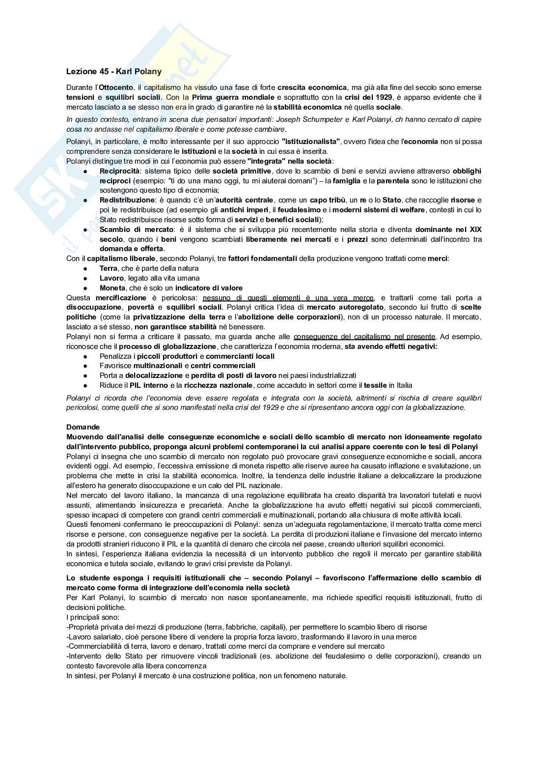 Sociologia dei processi economici Pag. 46