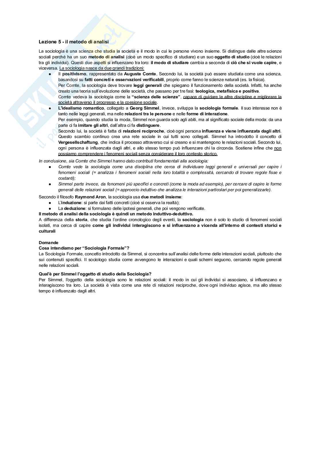 Sociologia dei processi economici Pag. 6