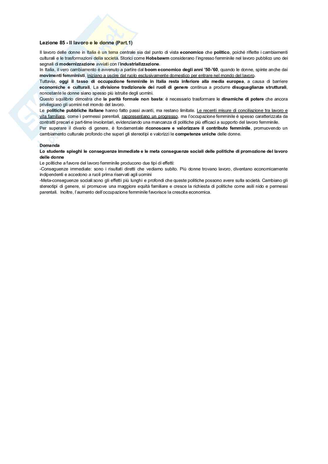 Sociologia dei processi economici Pag. 86
