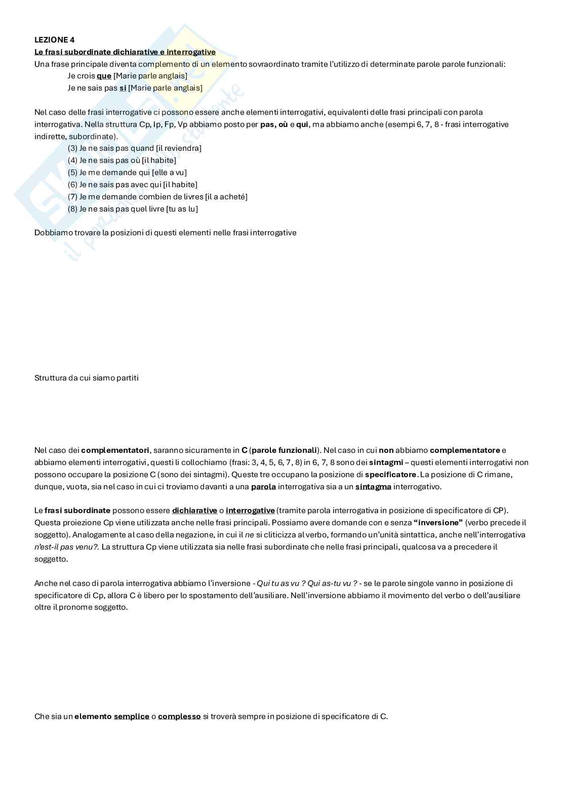 Linguistica francese Pag. 11