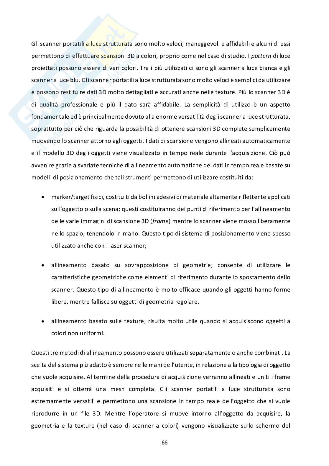 Processo Scan-to-BIM nella modellazione 3D di un edificio da dati acquisiti con scanner volumetrico a proiezione di luce strutturata Pag. 66