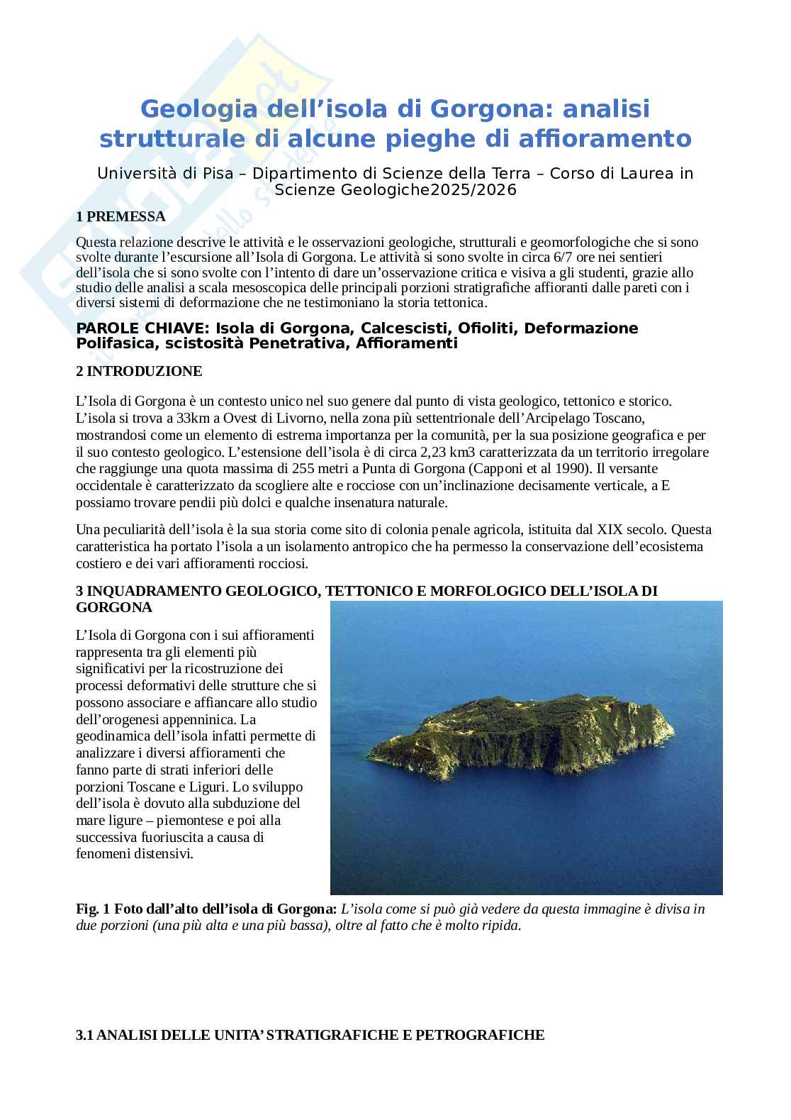Isola di Gorgona Pag. 1