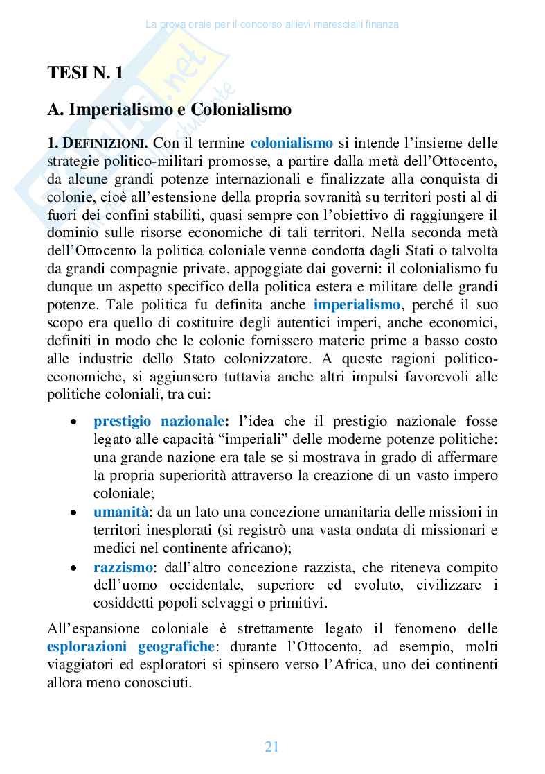 La prova orale per il concorso allievi finanza (ebook) Pag. 21