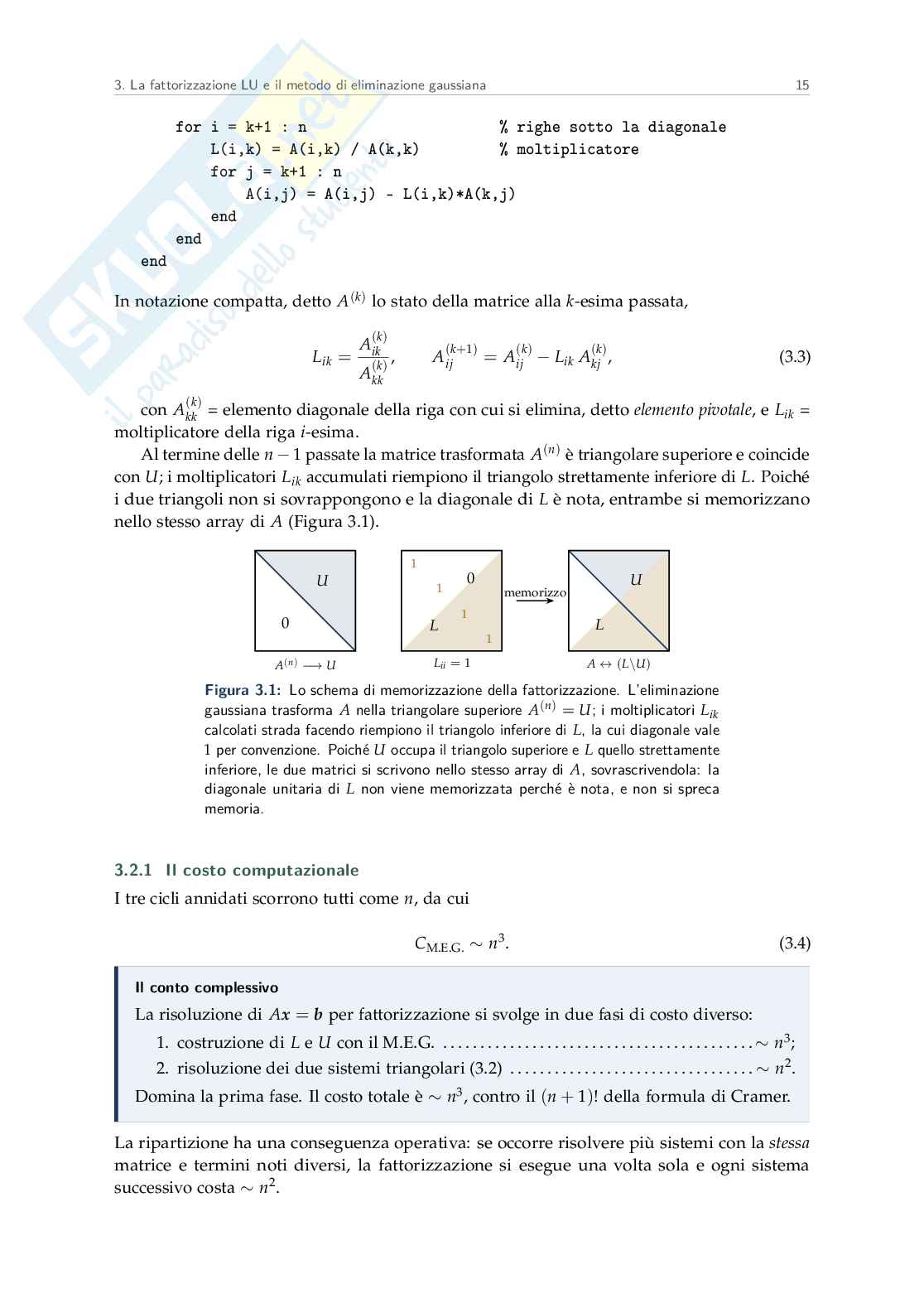 Appunti Calcolo numerico Pag. 16