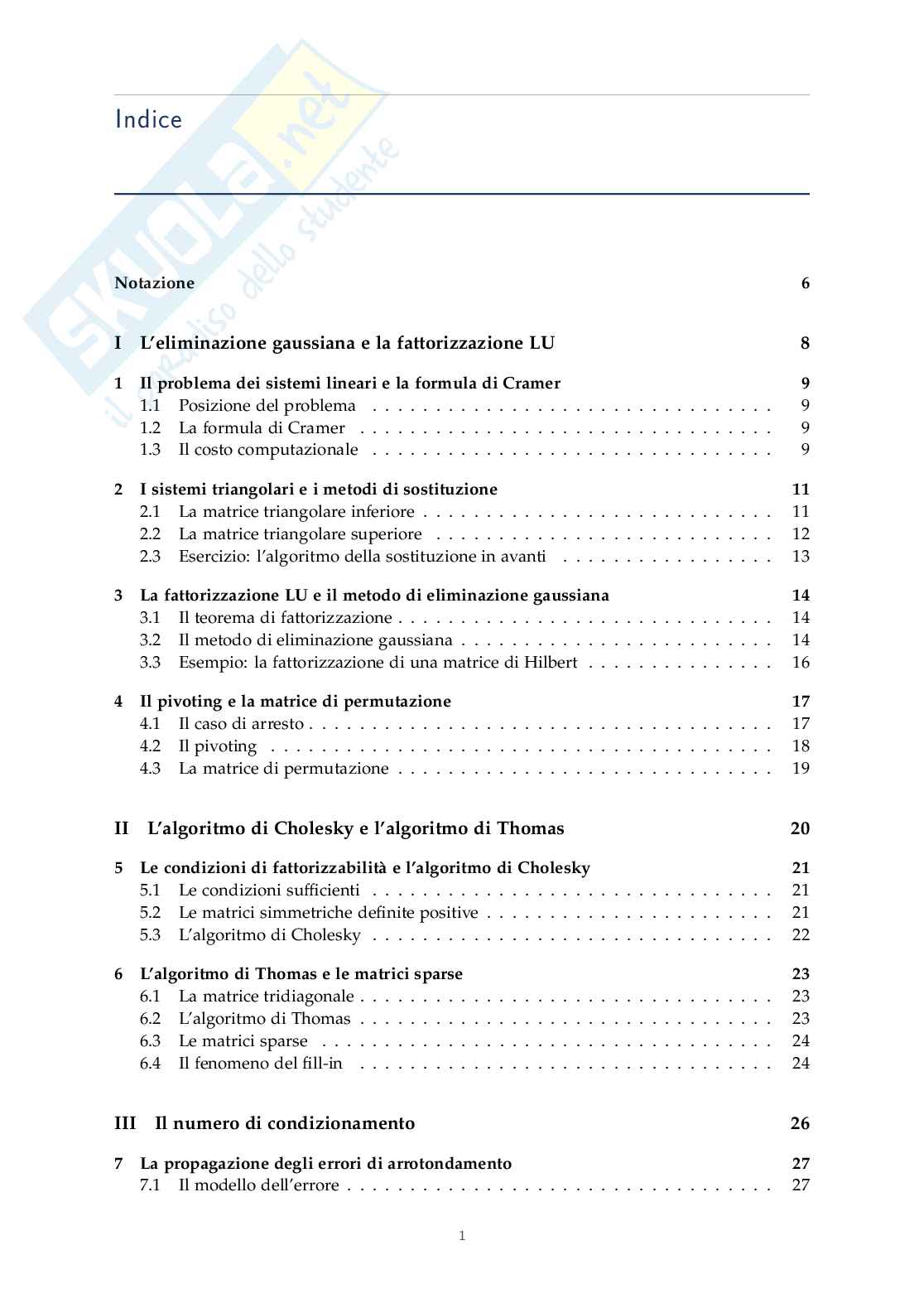 Appunti Calcolo numerico Pag. 2