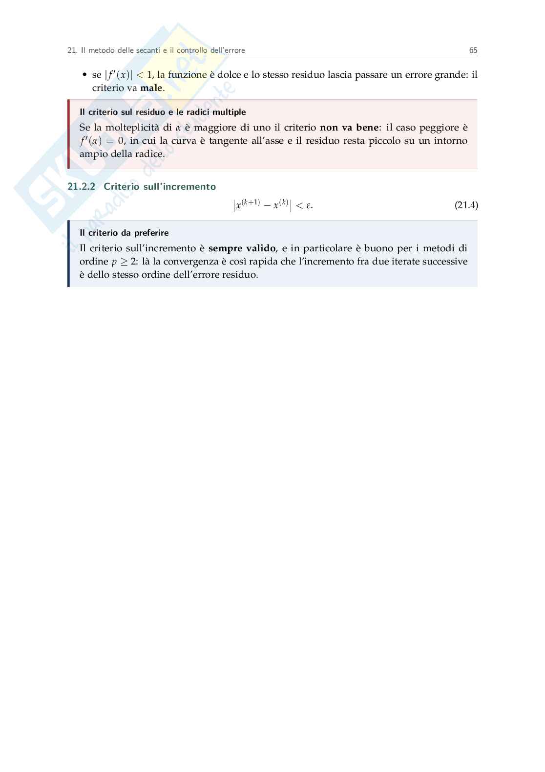 Appunti Calcolo numerico Pag. 66