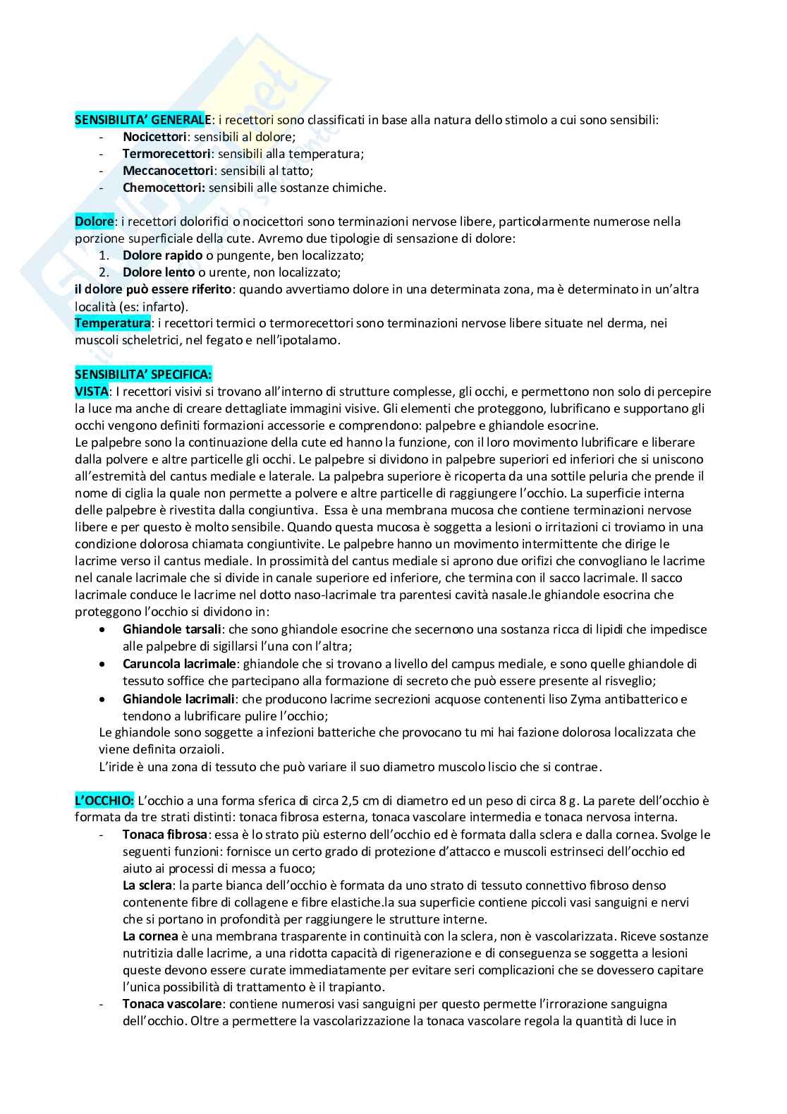 Anatomia umana Pag. 21