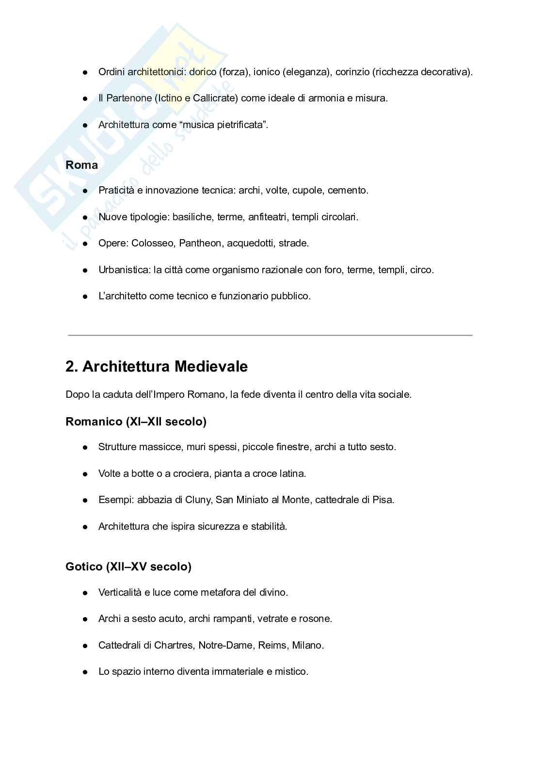 Appunti Storia dell'architettura Pag. 2
