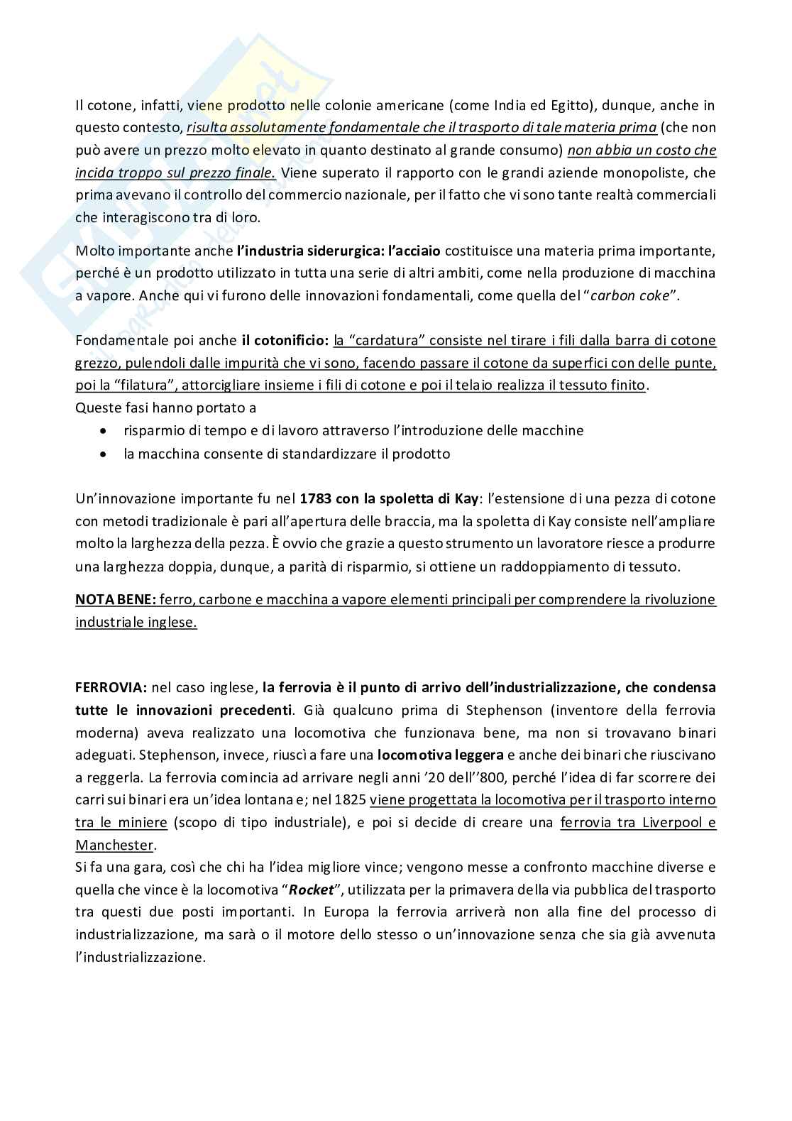 Appunti lezioni Storia dei sistemi economici  Pag. 31